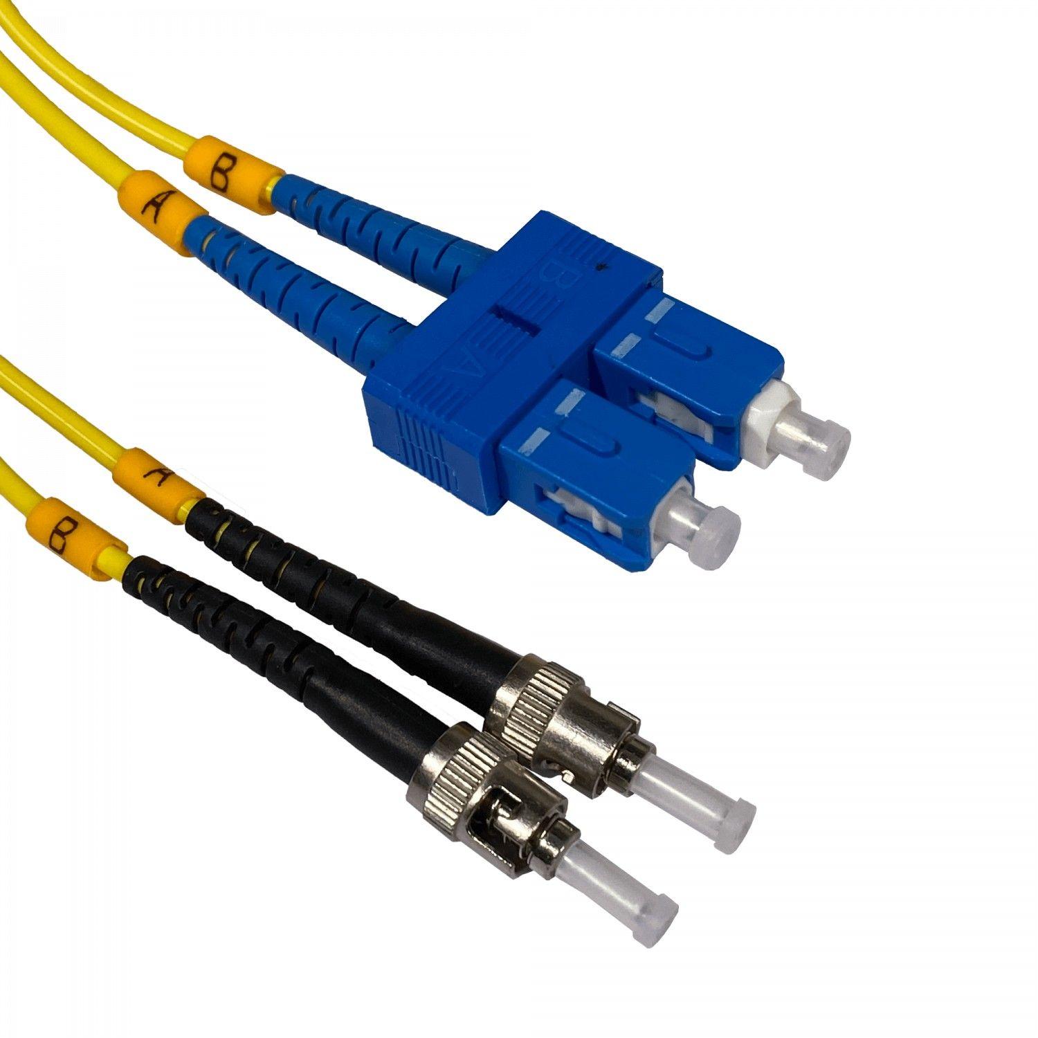 Cable jumper Fibra óptica Monomodo Duplex 2 m 9/125 um 3 mm-0