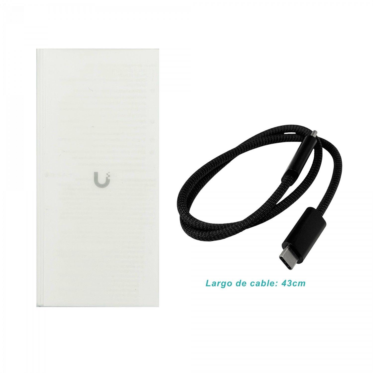 Adaptador Ubiquiti USB-C a Ethernet 5 Gbps con cable-5