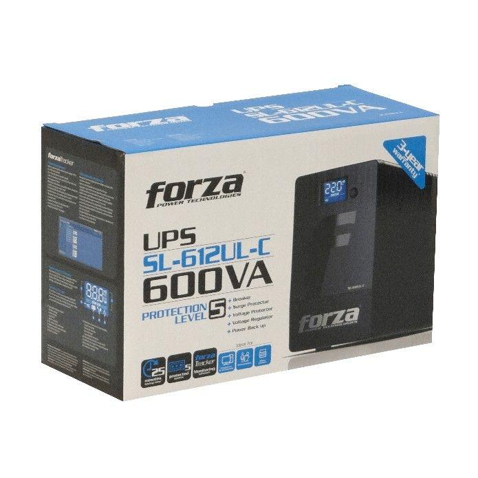 UPS Forza 600 VA 360 W con AVR y USB-4