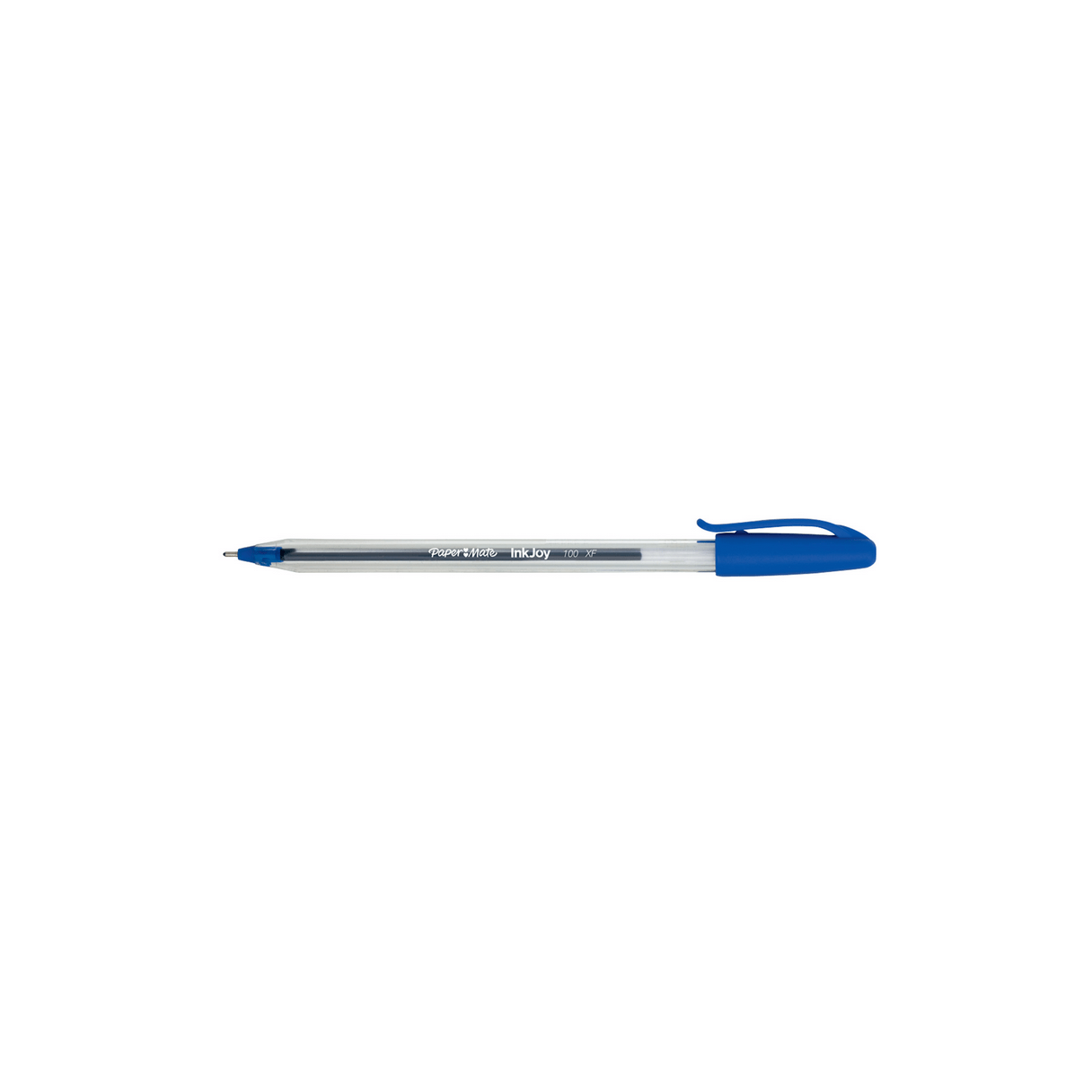 Lápiz pasta Paper Mate InkJoy 100 XF punta media 1,0 mm azul-1