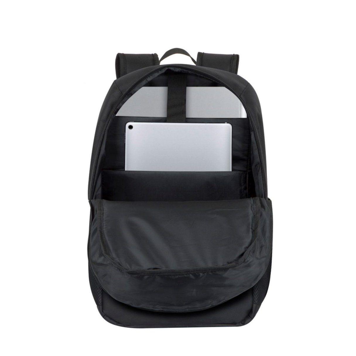Mochila Rivacase Regent 17.3" con poliéster de alta calidad negro-4