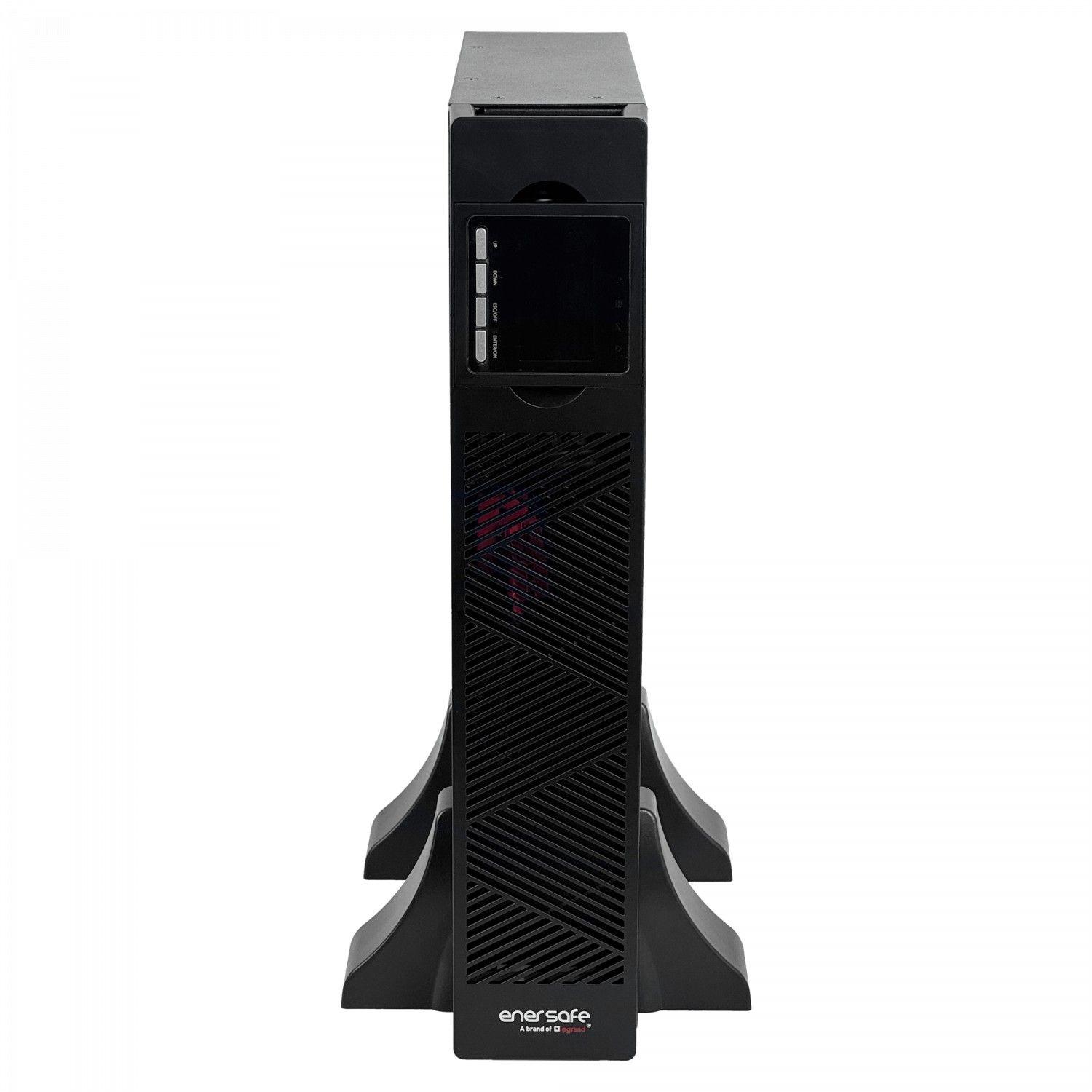 UPS Enersafe 1000 W 1 KVA 0/4 ms DB9 USB con SNMP Online 2U-1