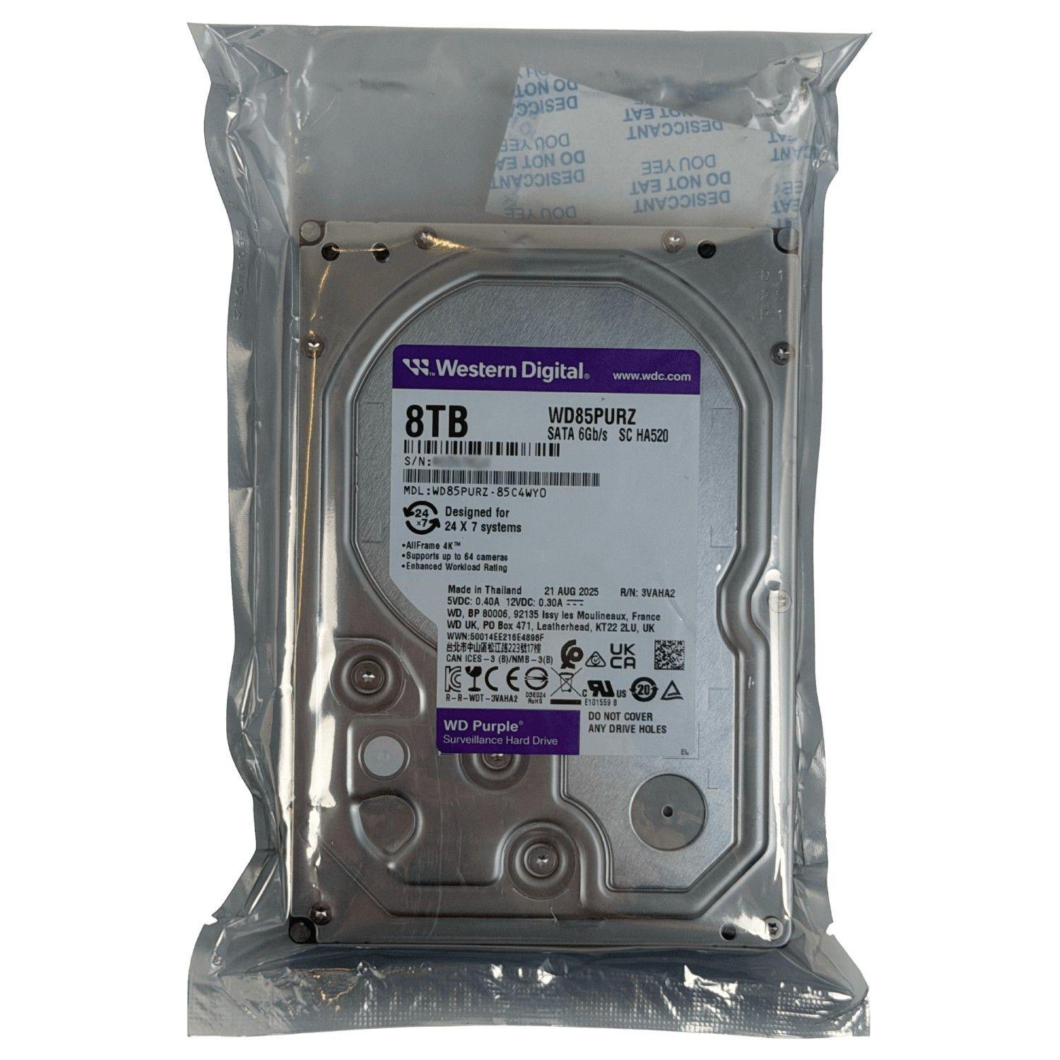 Disco duro interno Western Digital 8 TB 128 MB 6 Gb/s 194 MB/s 3,5 pulgadas-2