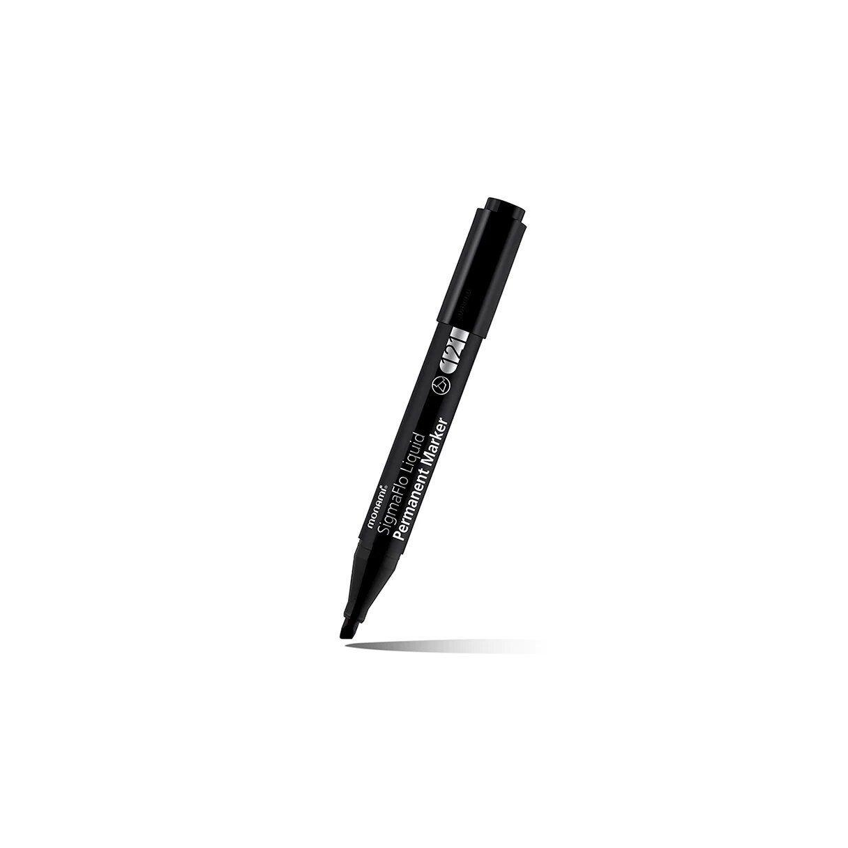 Marcador permanente Monami SigmaFlo Liquid 121 negro-1