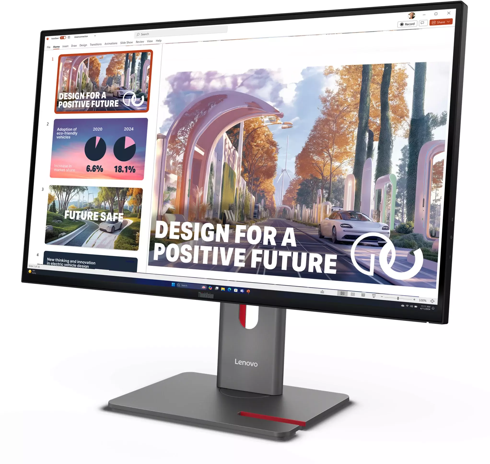 Monitor Lenovo P27QD40 27 pulgadas 2560x1440 HDMI USB-C DP-2