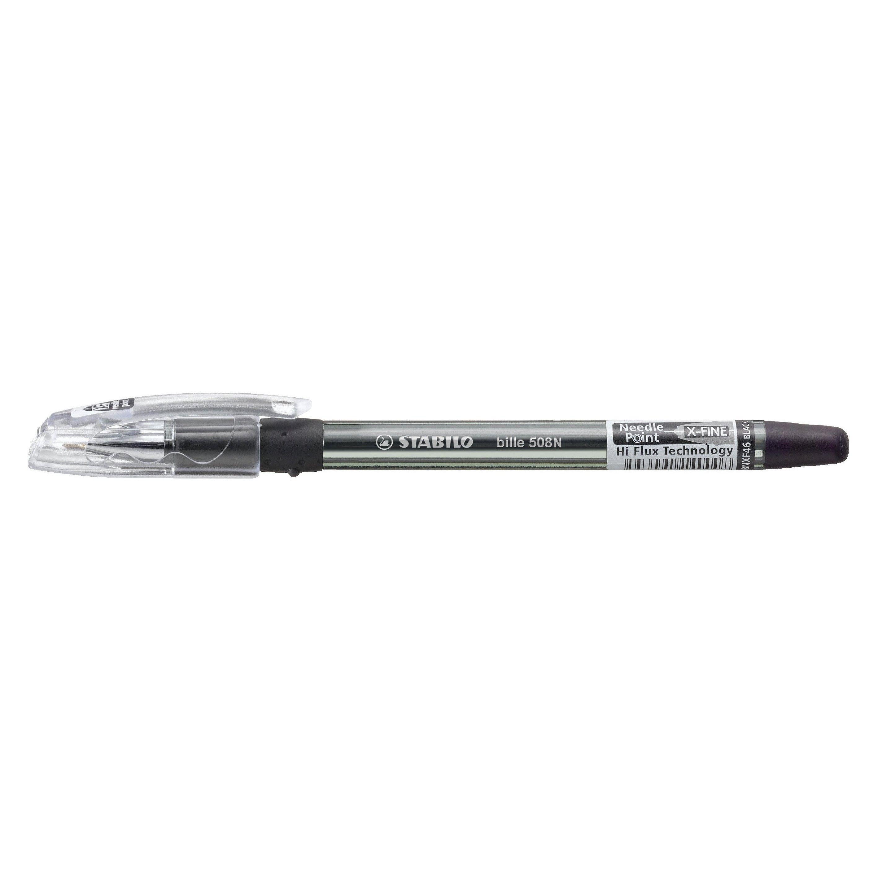 Bolígrafo gel Stabilo Bille 508N 0.4 negro-0