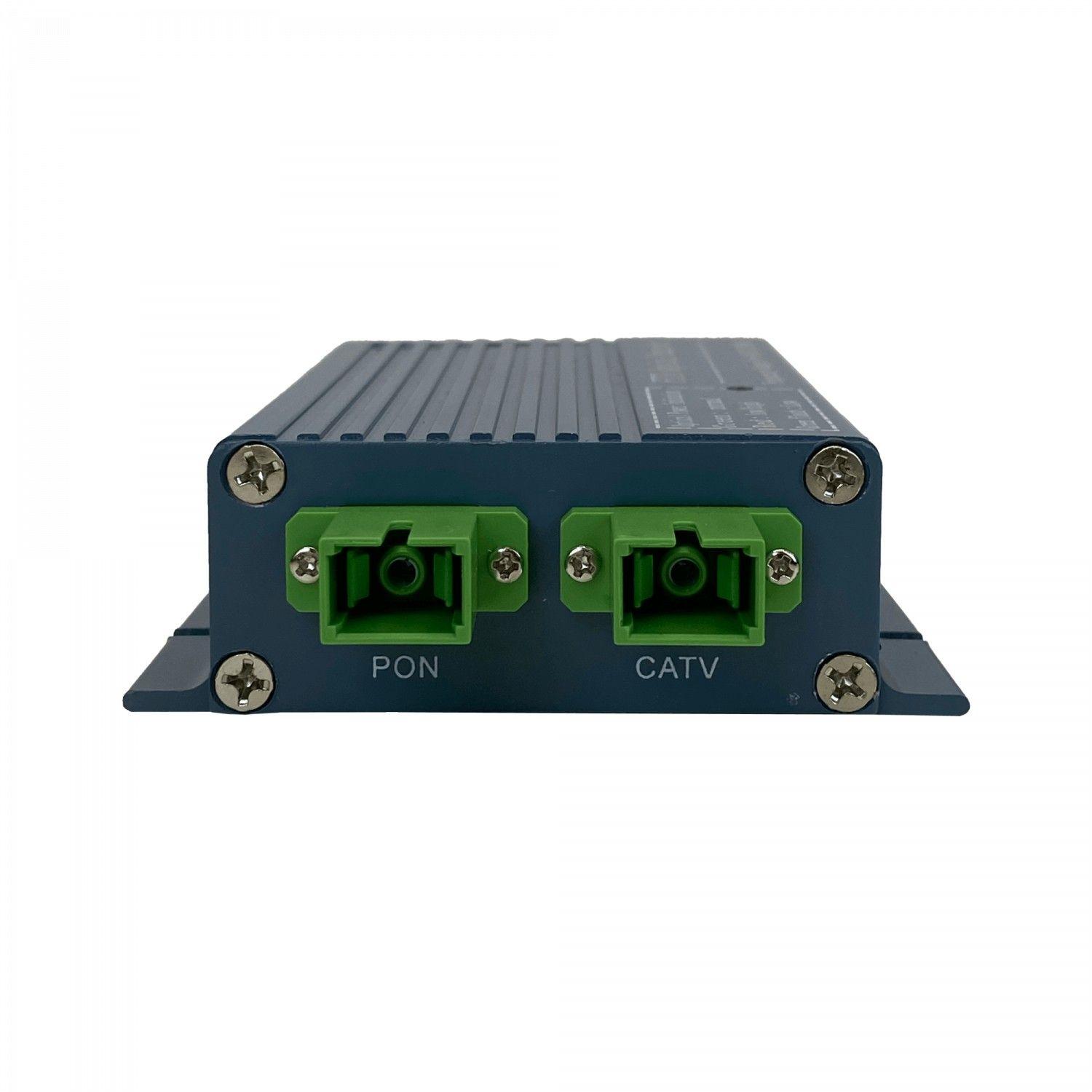 Receptor FTTH 2-SC/APC F-Hembra activo 1270-1577 nm 47-1002 MHz requiere 12 V-3