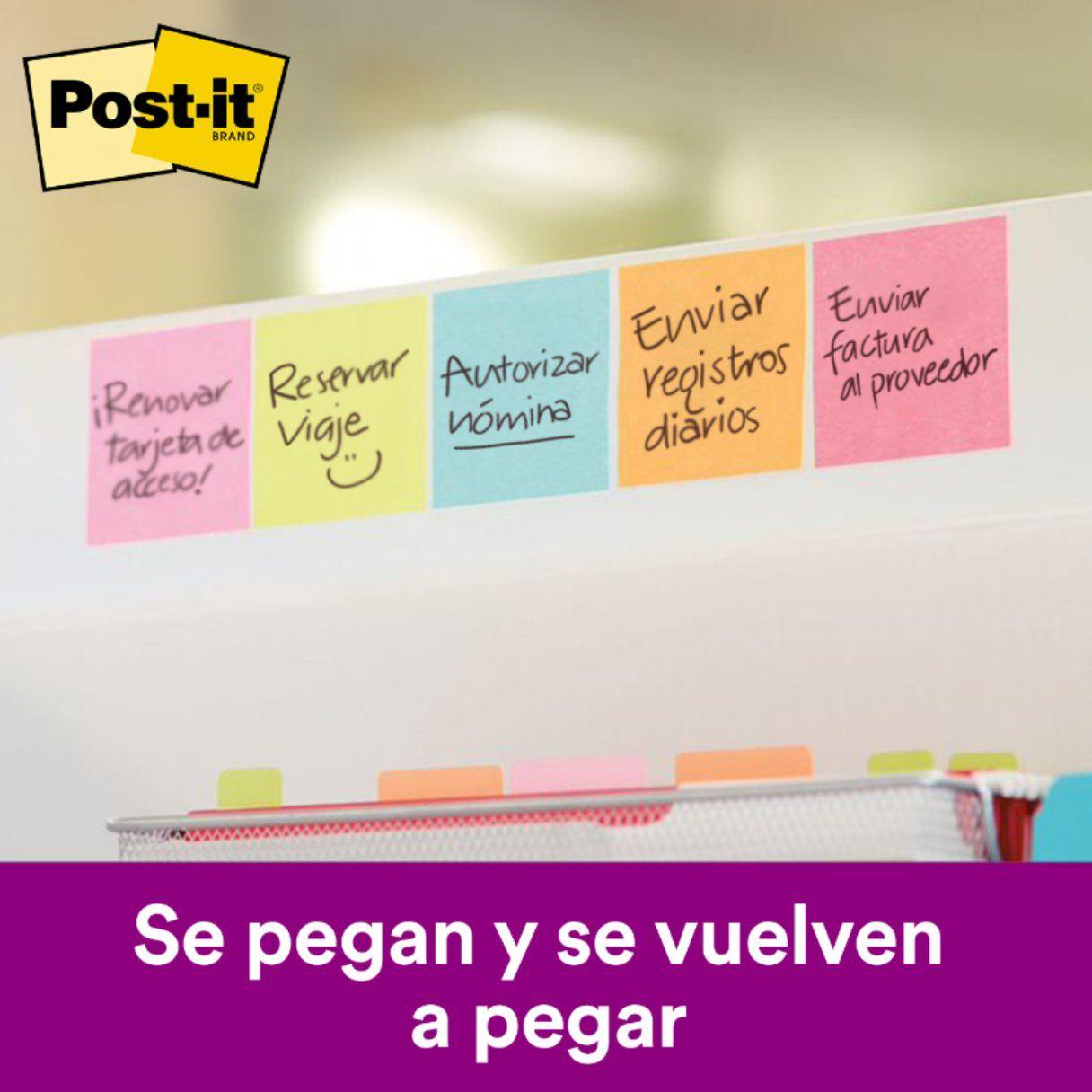 Nota adhesiva 3M Post-it cubo eco 76x76 mm 350 hojas amarilla-3