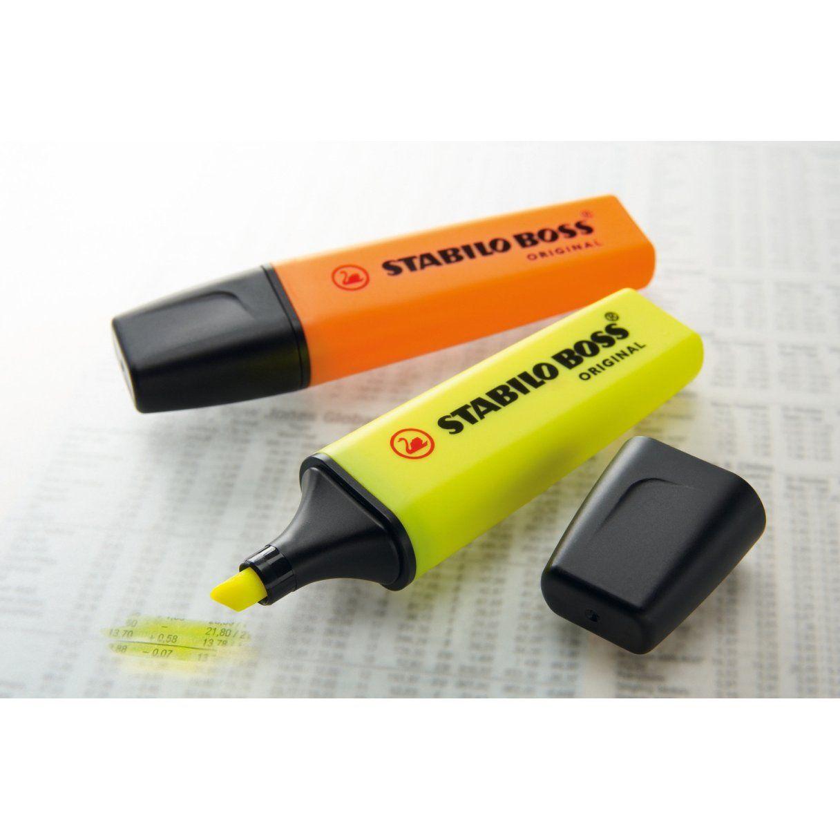 Destacador Stabilo Boss amarillo-3