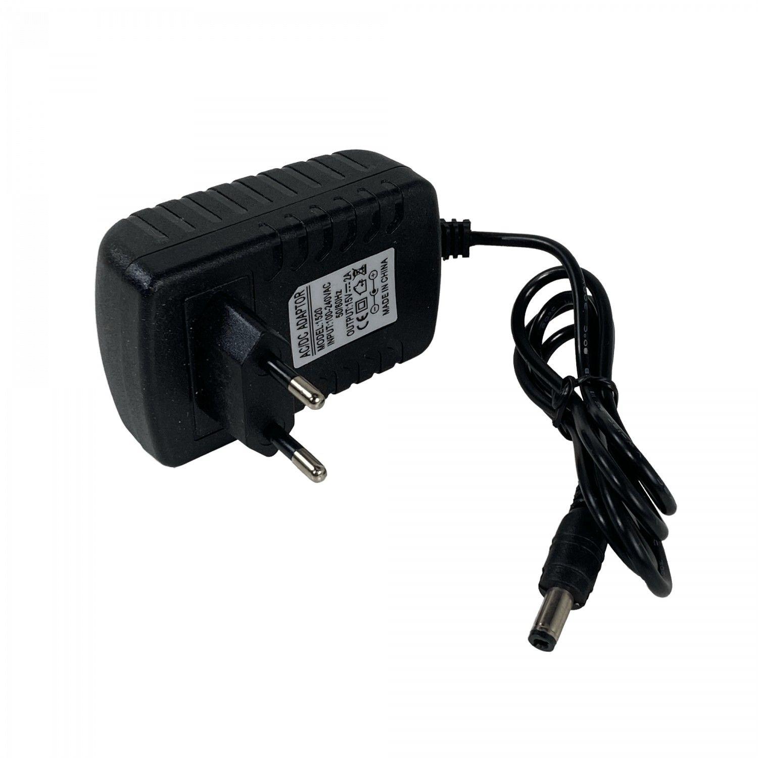 Fuente de poder 15 V 2 A Plug 5,5 x 2,5 mm interior plástico-1