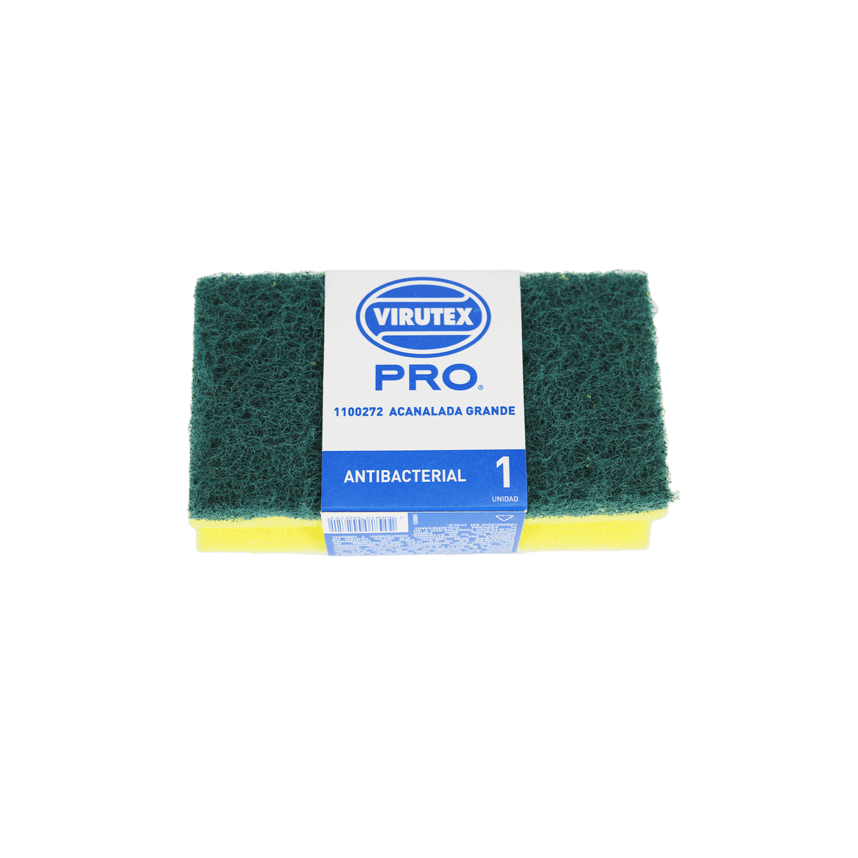 Esponja abrasiva Virutex Pro anatómica multiuso grande-1