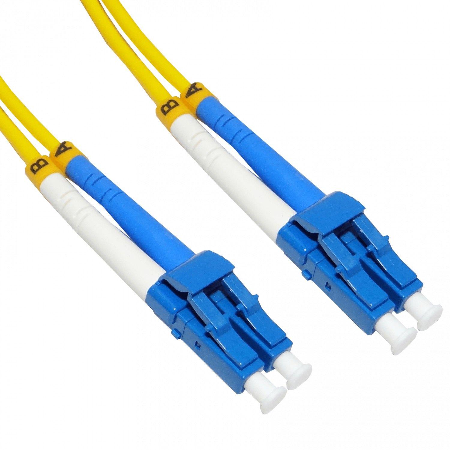 Cable de fibra óptica LC-LC monomodo duplex 5 m-1