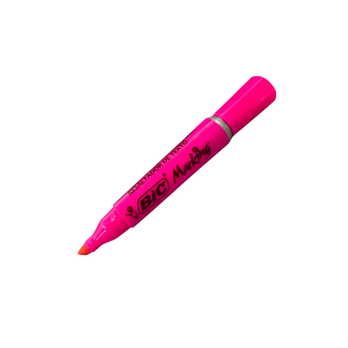 Destacador BIC Marking fluorescente rosado-2
