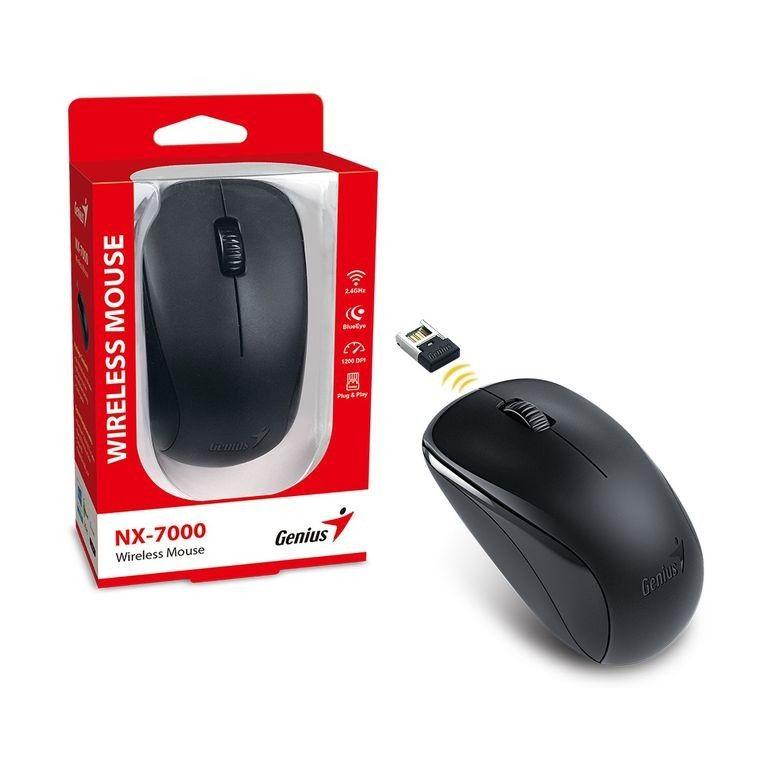 Mouse inalámbrico Genius NX-7000 3 botones color negro-0