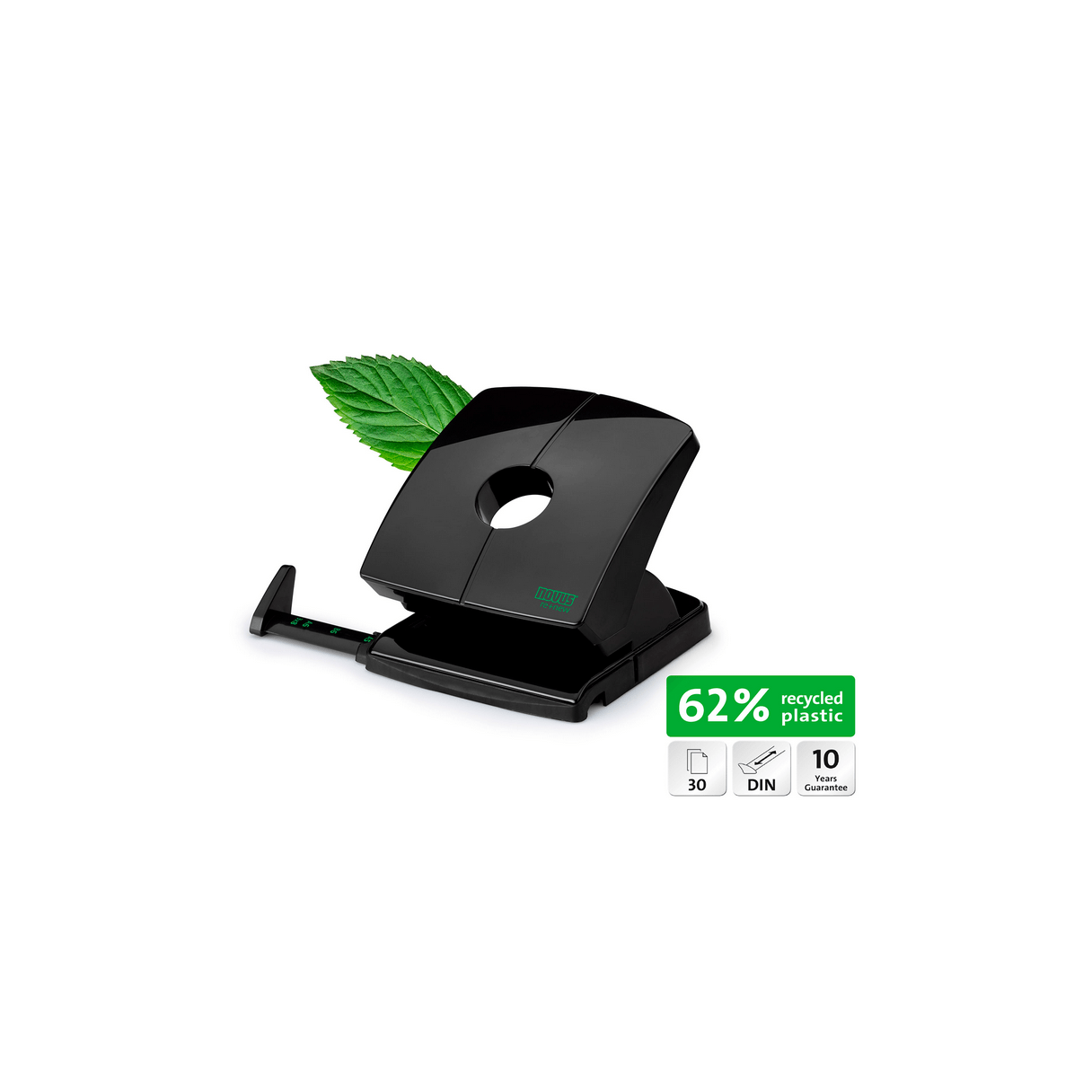 Perforador Novus B230 ecológico 30 hojas negro-1