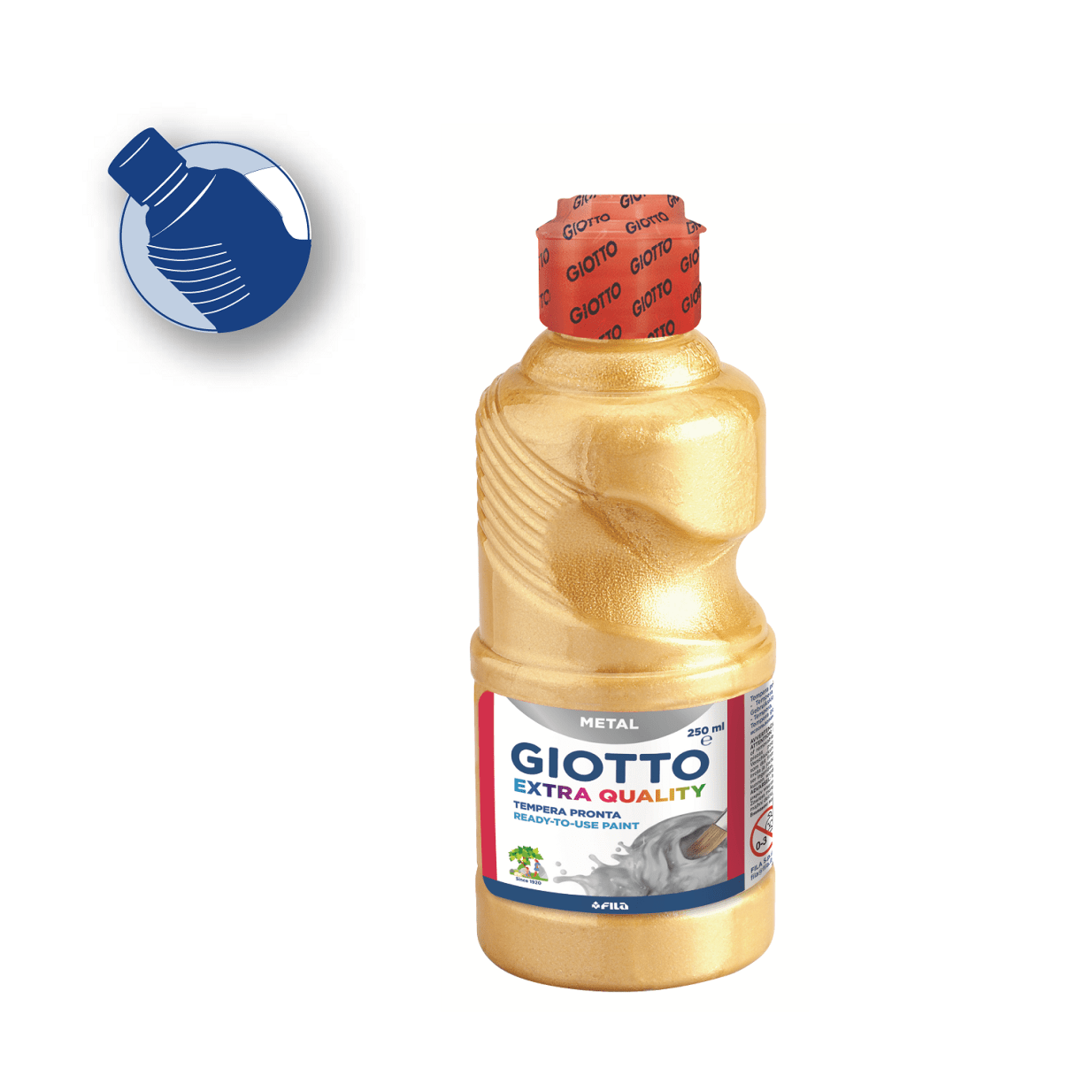 Témpera Giotto Metal Oro 250 ml-1