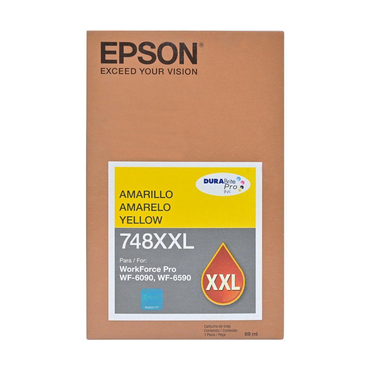 Cartucho de tinta Epson T748XXL capacidad extra alta amarillo-1