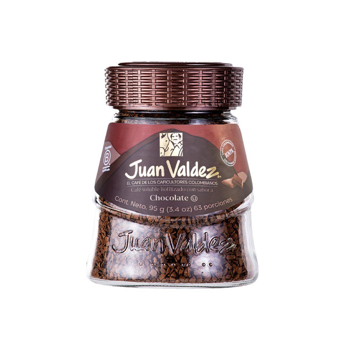 Café instantáneo liofilizado Juan Valdez sabor chocolate 95 g-1