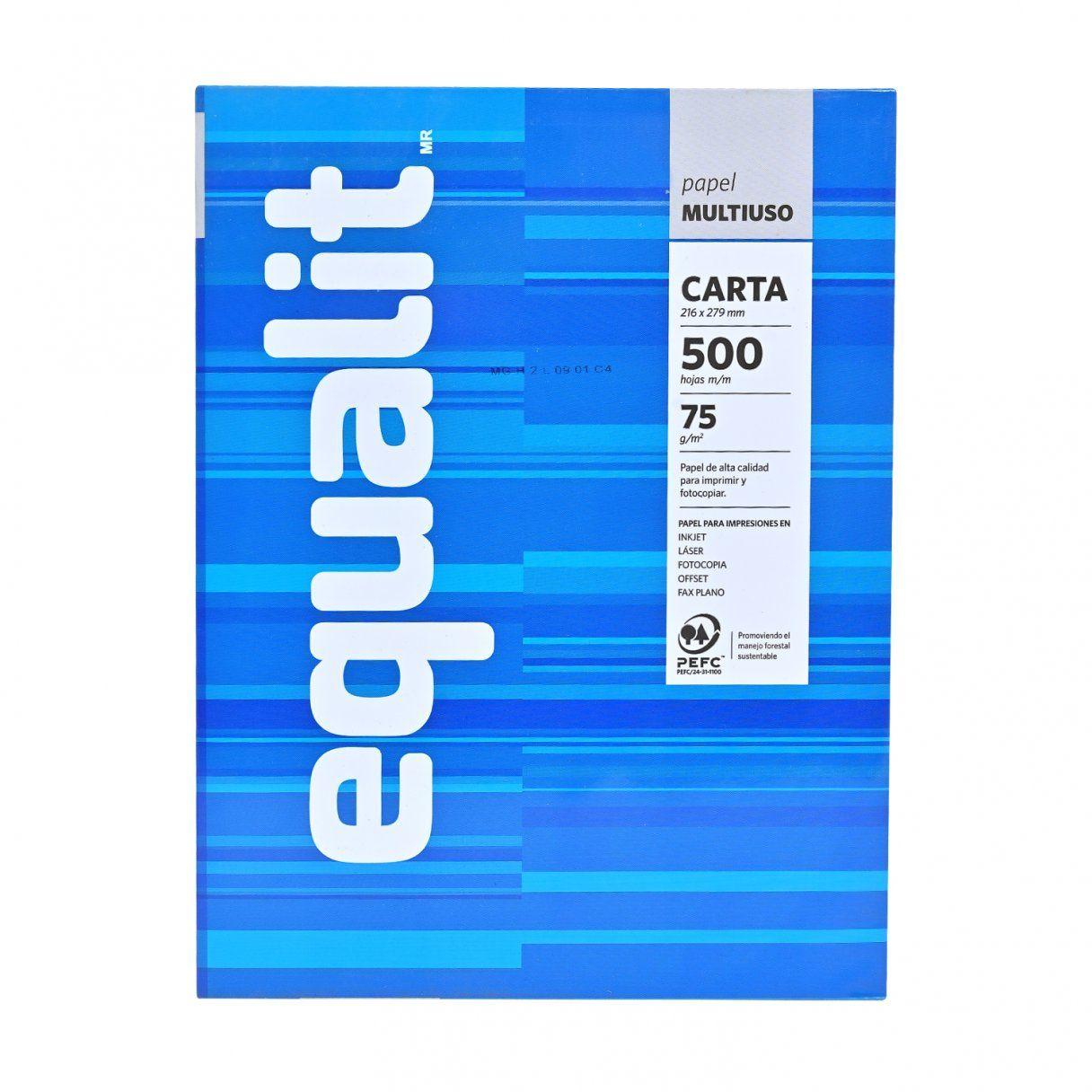 Papel fotocopia Equalit multiuso carta 500 hojas-0