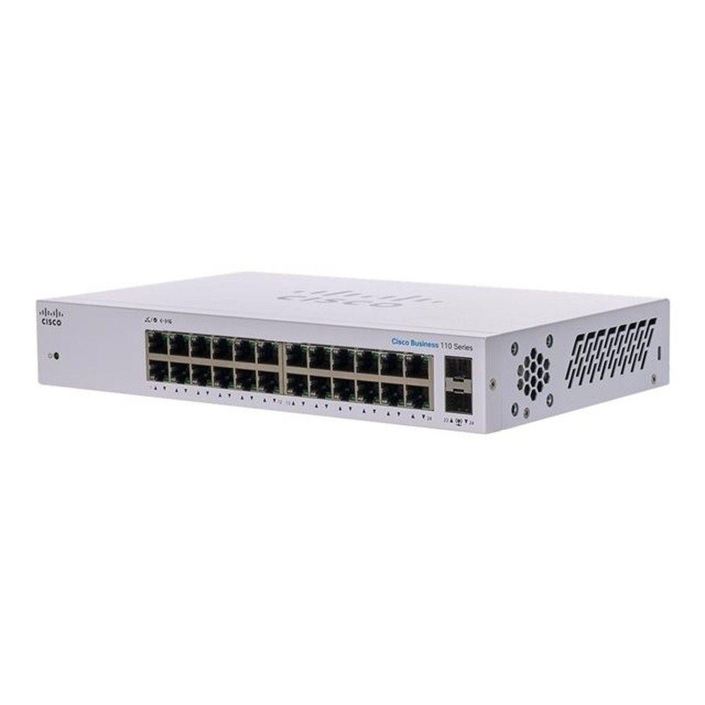 Switch Cisco CBS110 24 puertos Gigabit Ethernet 2x1G SFP-0
