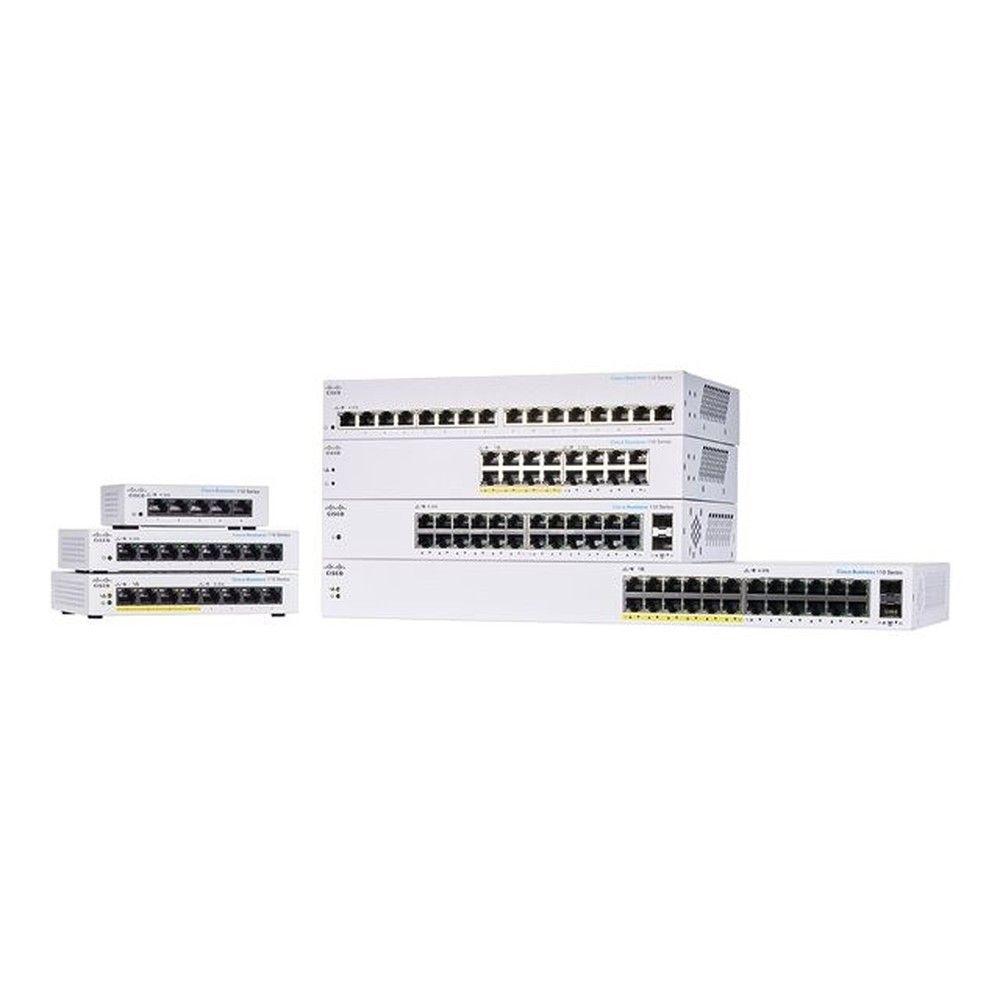 Switch Cisco CBS110 24 puertos Gigabit Ethernet 2x1G SFP-2