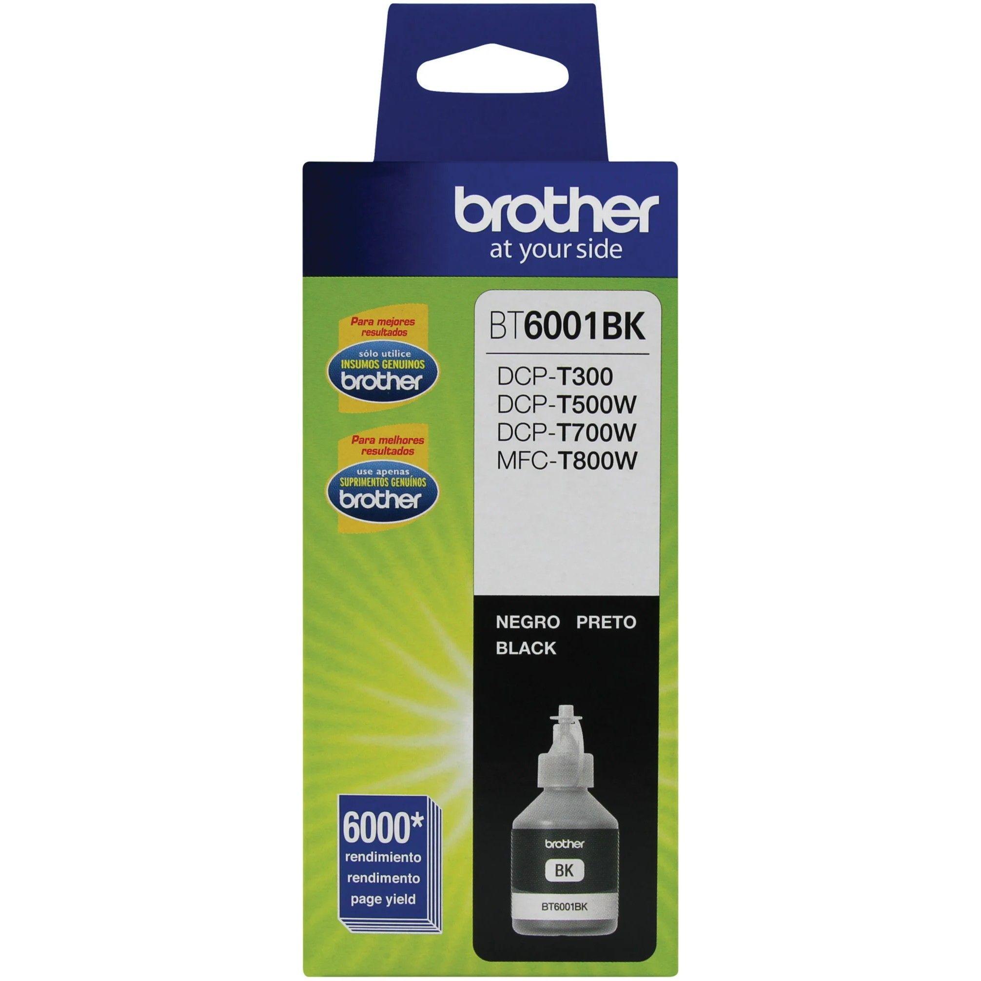 Botella de tinta Brother BT-6001BK 6000 páginas negro-1