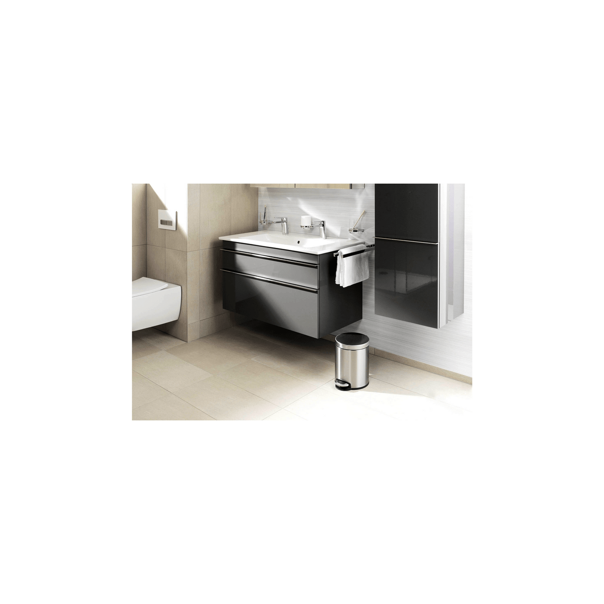 Papelero Durable 30 L con pedal-2