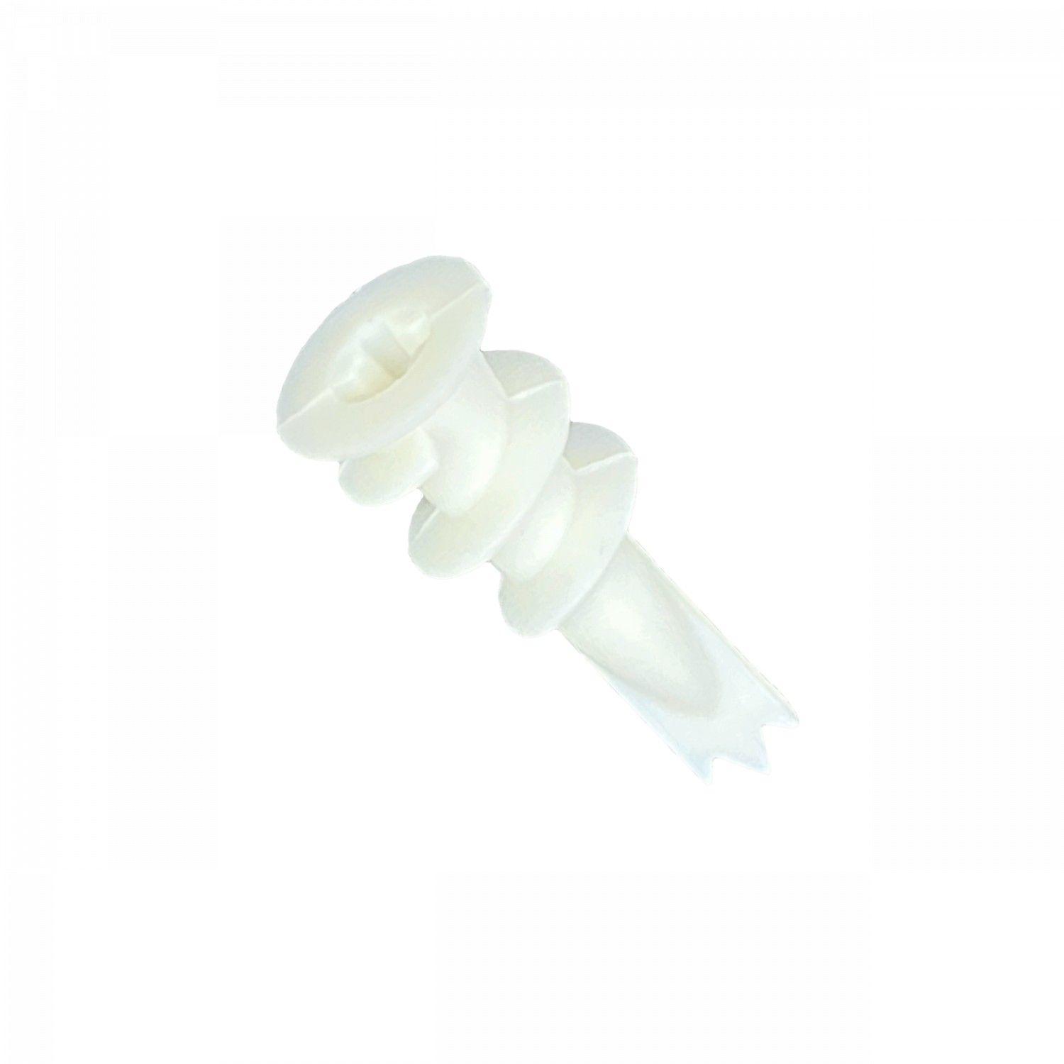 Tarugo 8 mm con tornillo para volcanita 50 unidades-0
