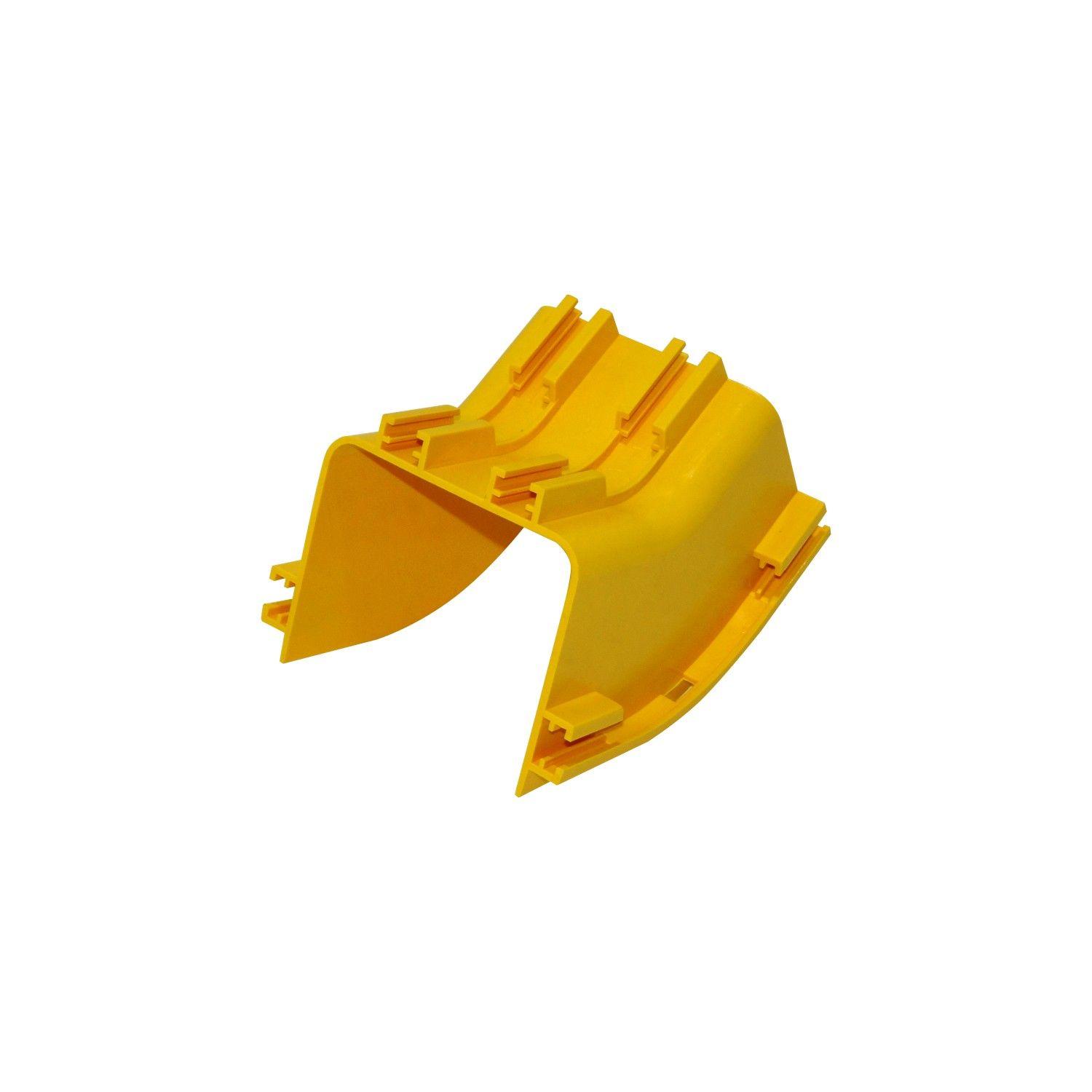 Ángulo exterior 120x100 mm 45º macho PC+ABS LSZH amarillo-2