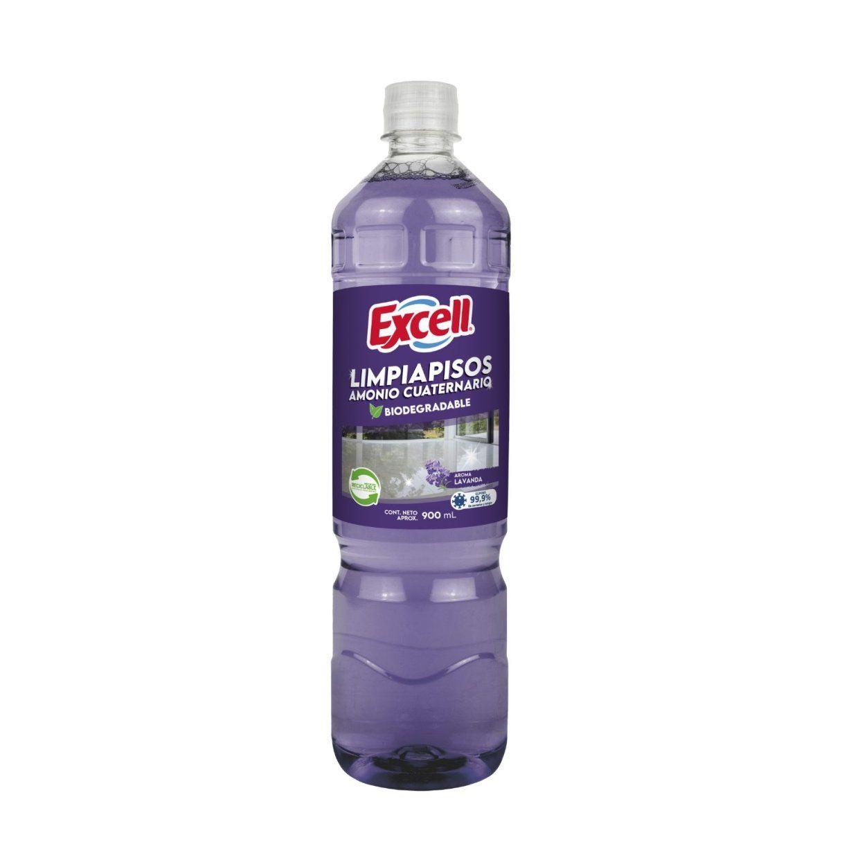 Limpiador de piso desinfectante Excell 900 ml con aroma a lavanda-1