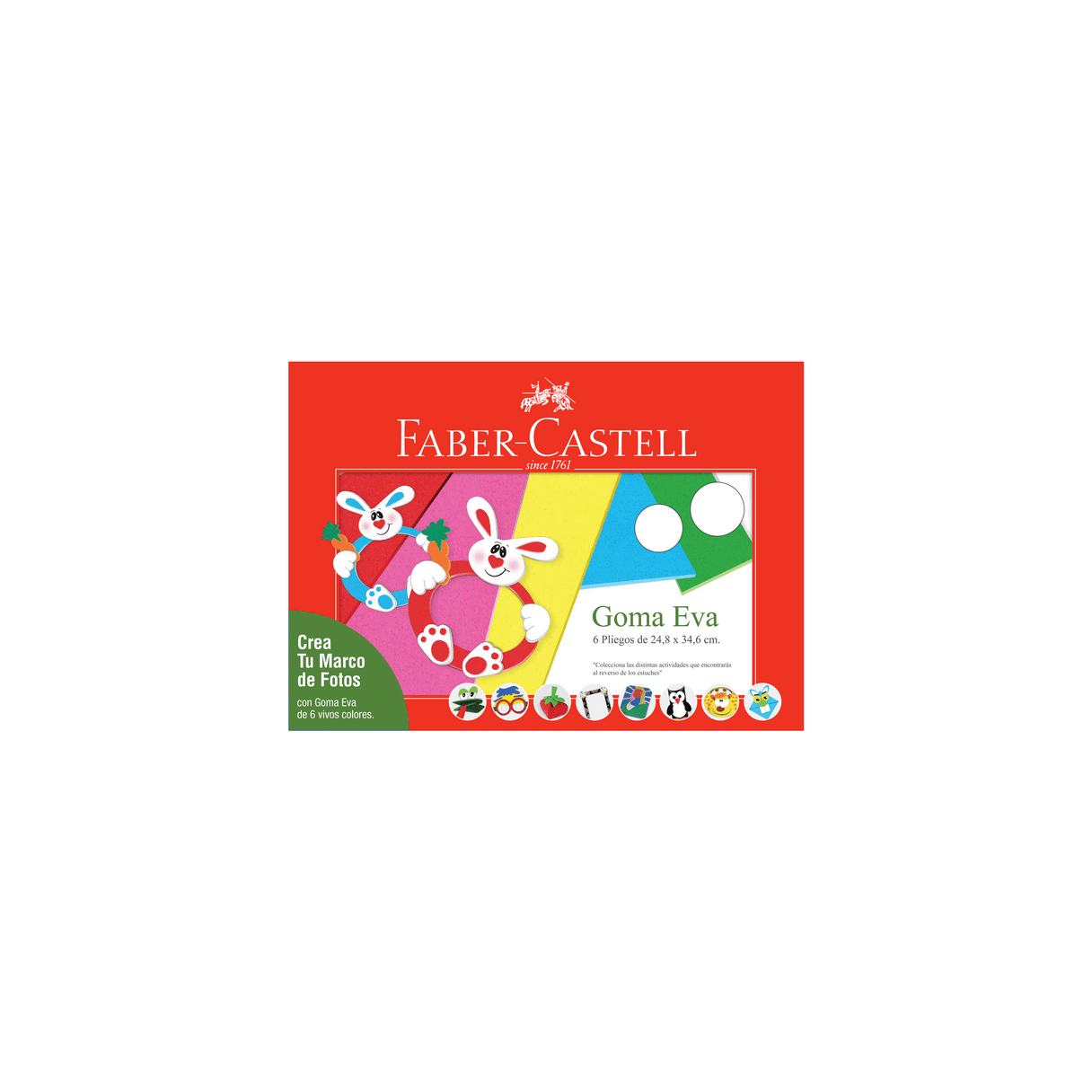 Carpeta de goma eva Faber-Castell 27,9x39 cm surtido-0