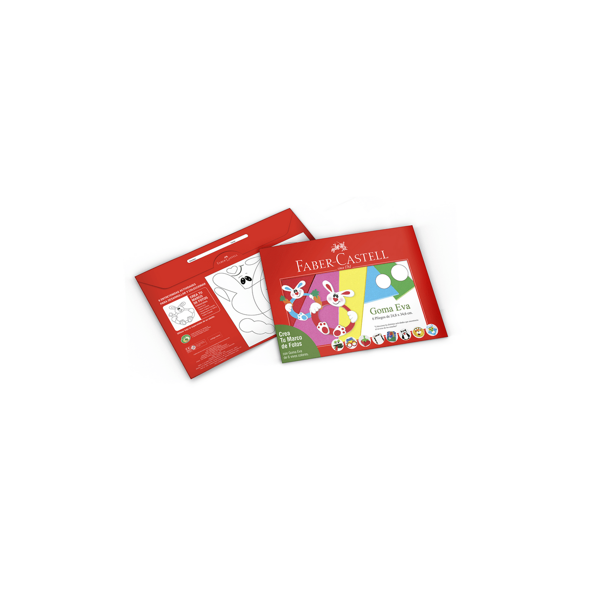 Carpeta de goma eva Faber-Castell 27,9x39 cm surtido-5