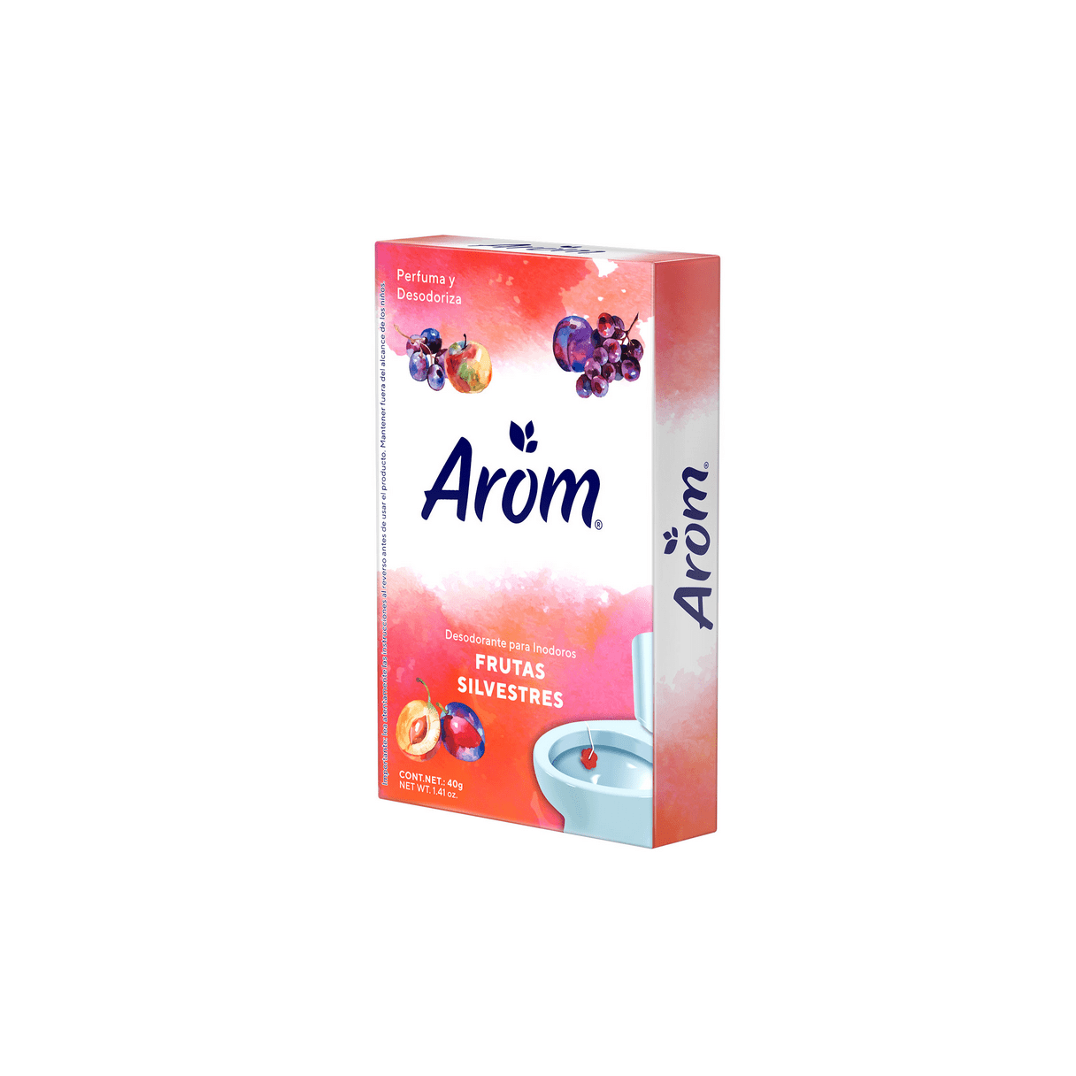Desodorante para WC Arom Pastilla Frutas Silvestres 40 g-1