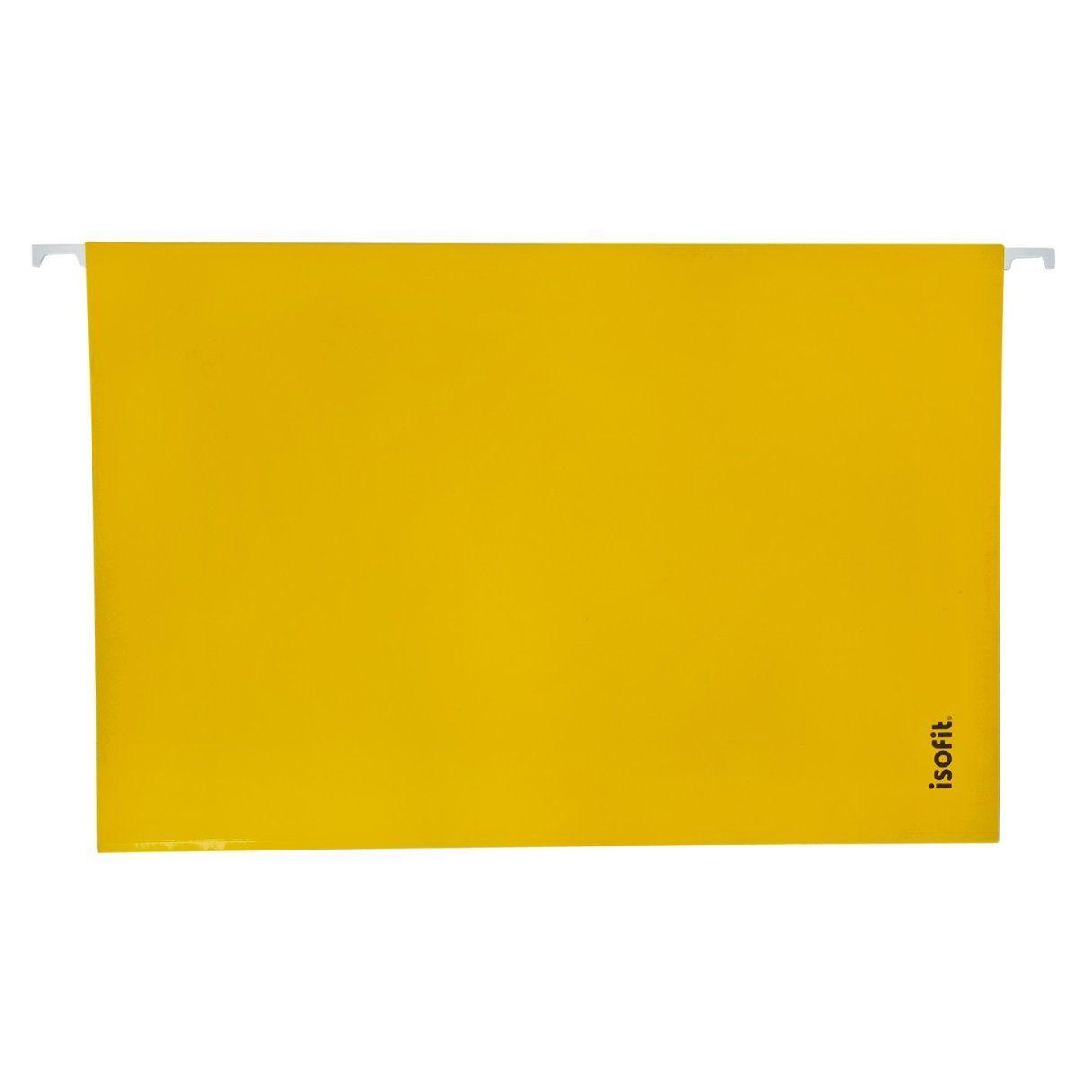 Carpeta colgante Isofit termolaminada amarilla-0