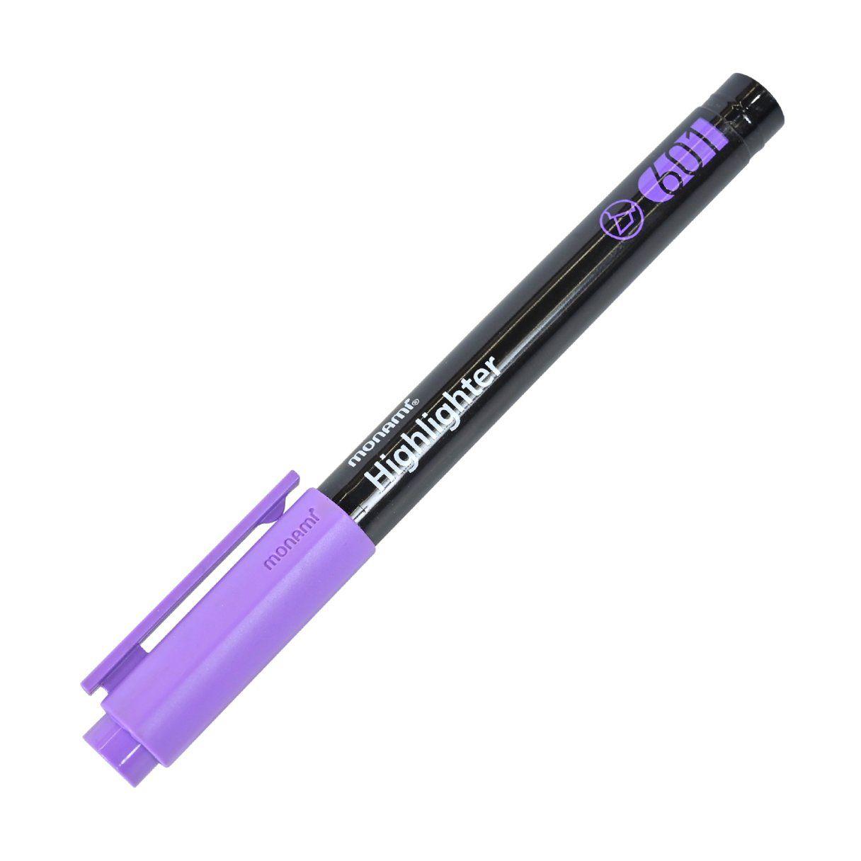 Destacador Monami Tipo lápiz 601 violeta-0