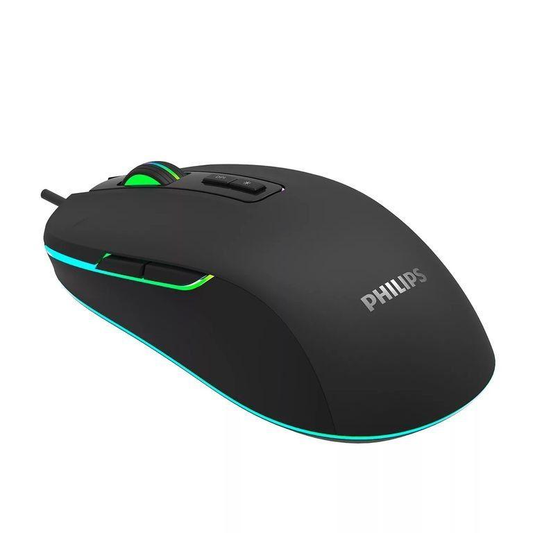 Mouse gamer Philips SPK9414 7 botones alámbrico-1
