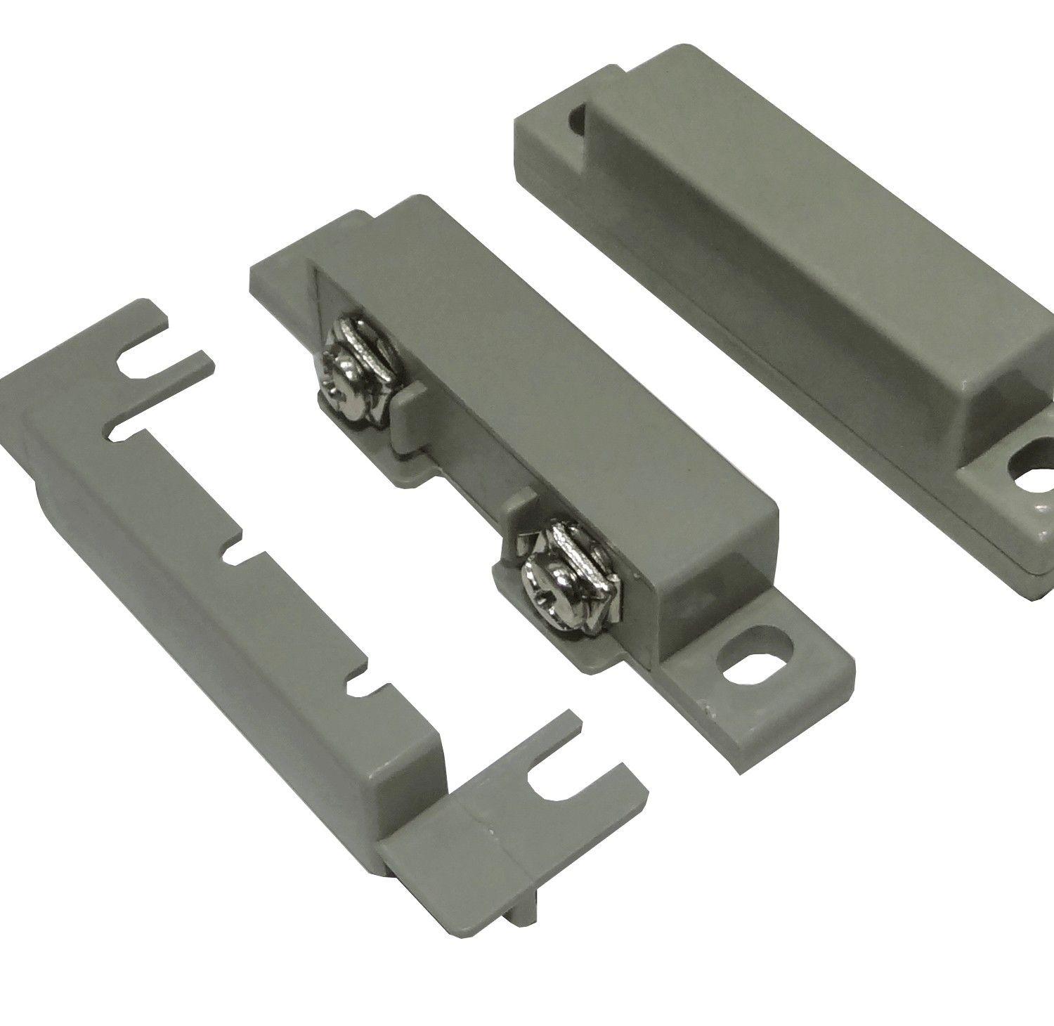 Sensor magnético Bestkey grande 2 contactos NO con cable gris-3