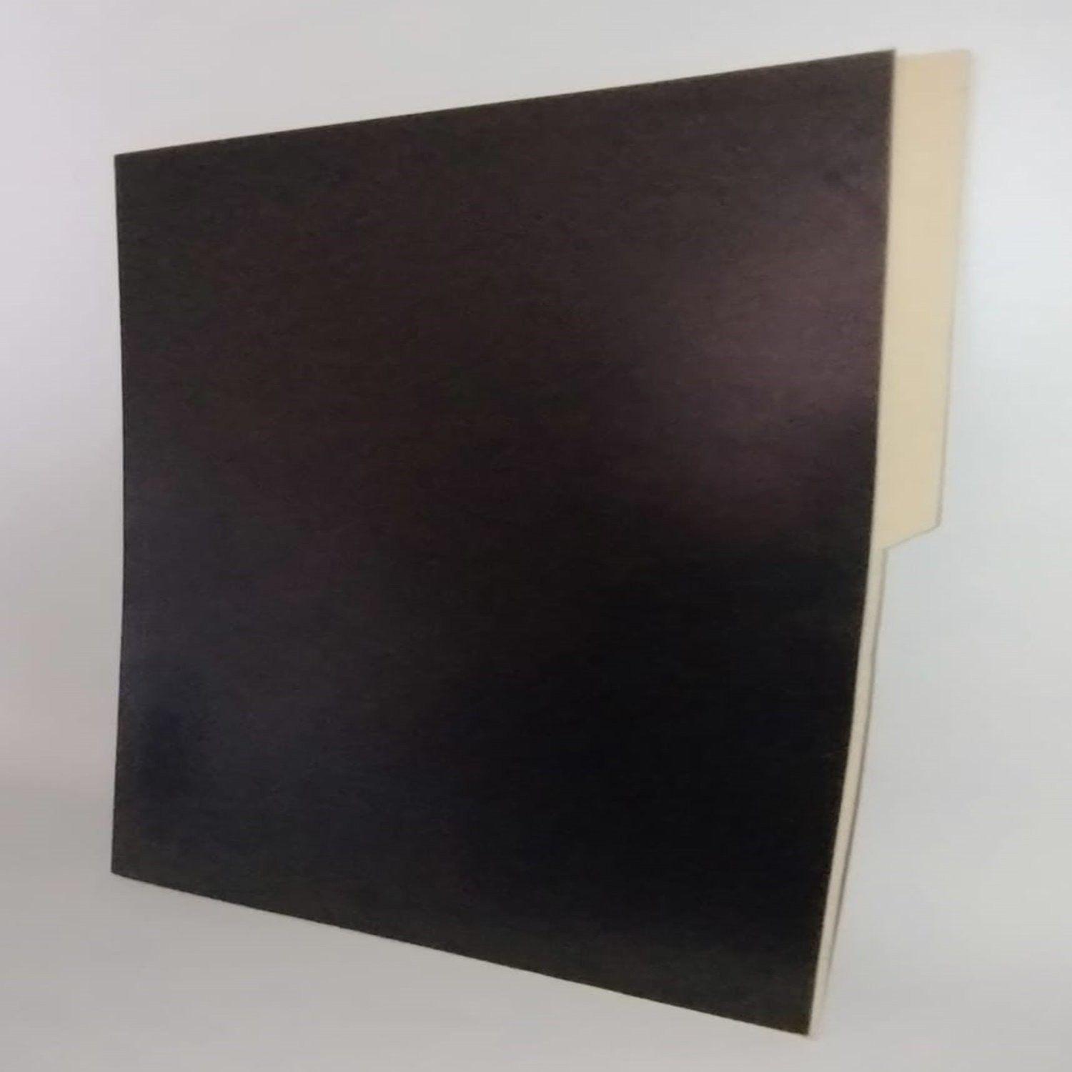Carpeta de cartulina pigmentada negra-0