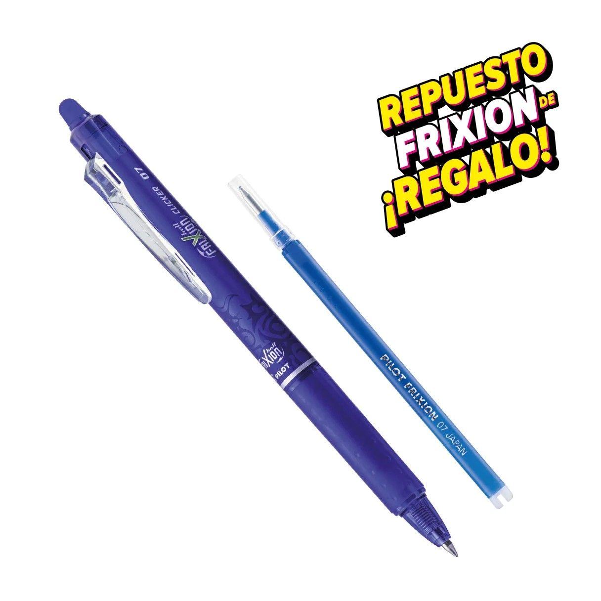 Bolígrafo borrable Pilot Frixion Clicker 0.7 mm azul-2