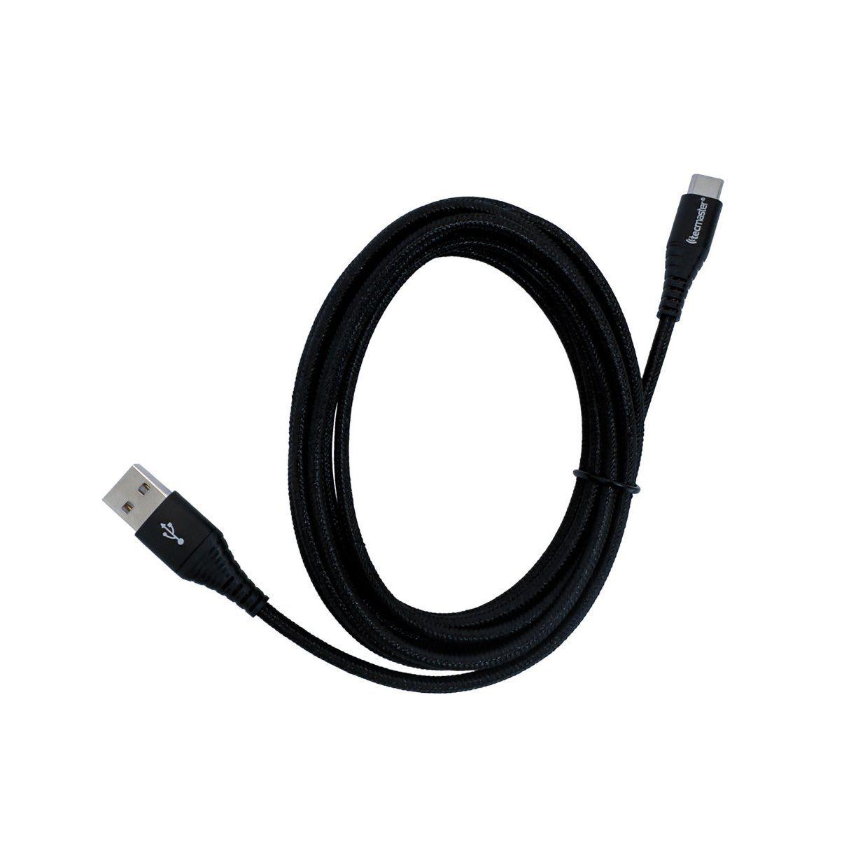 Cable Tipo C Tecmaster a USB-A Quick Charge 3.0 2,5 m-0