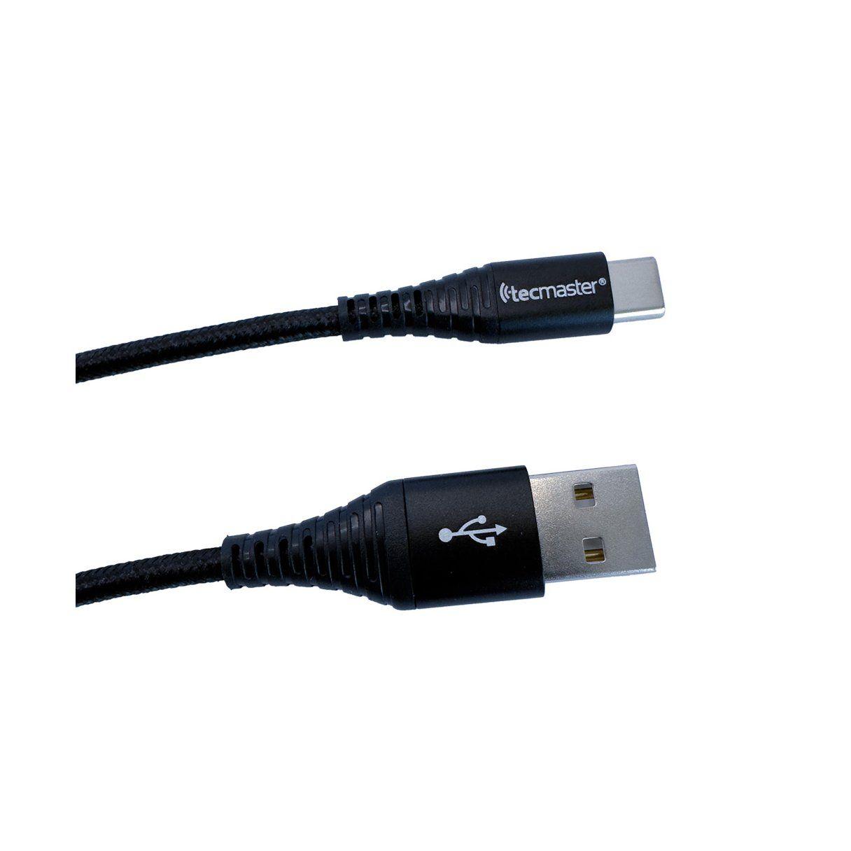 Cable Tipo C Tecmaster a USB-A Quick Charge 3.0 2,5 m-1