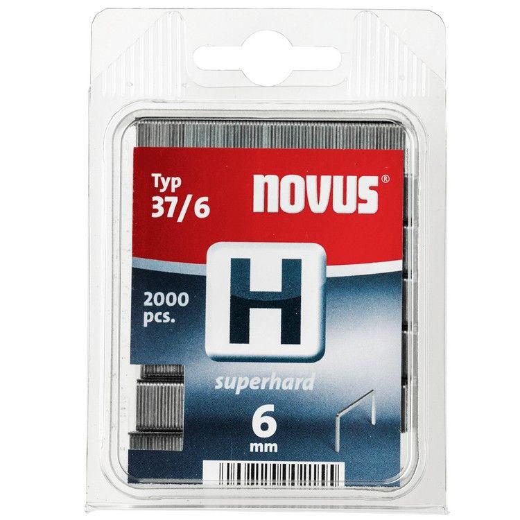 Corchetes Novus 37 H6 2000 unidades 6 mm-0