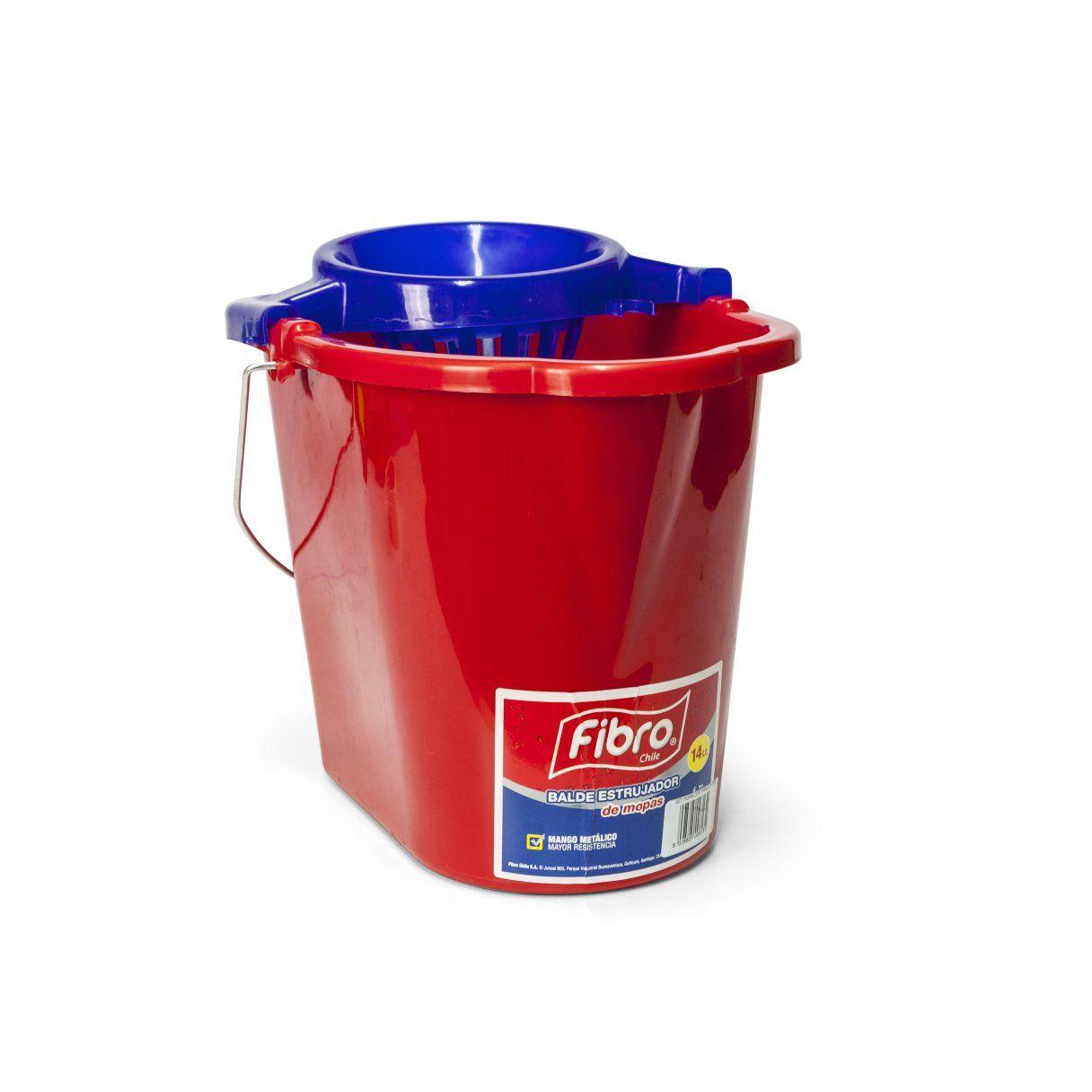 Balde Fibro con escurridor 14 L sin mopa-1