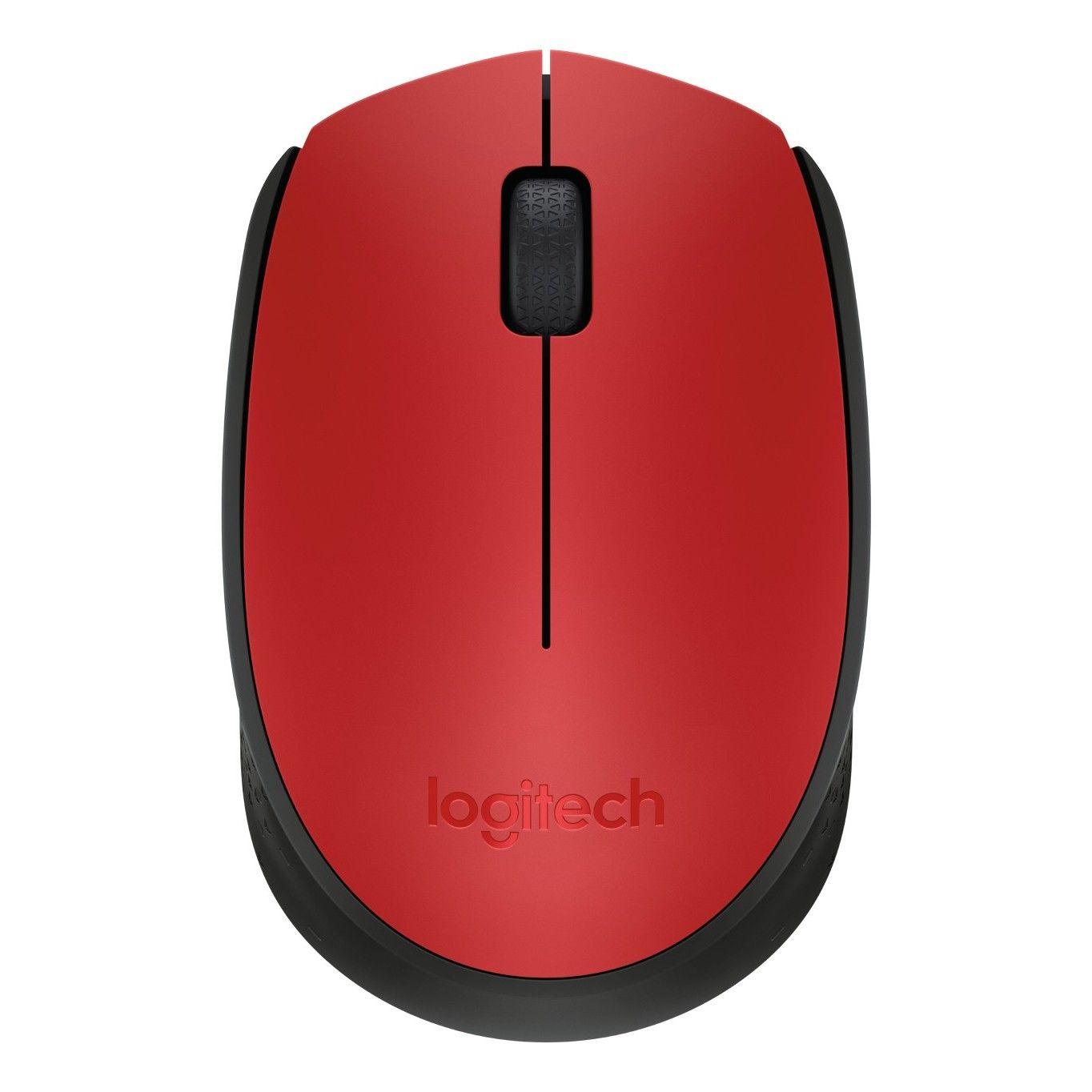 Mouse inalámbrico Logitech M170 rojo-2