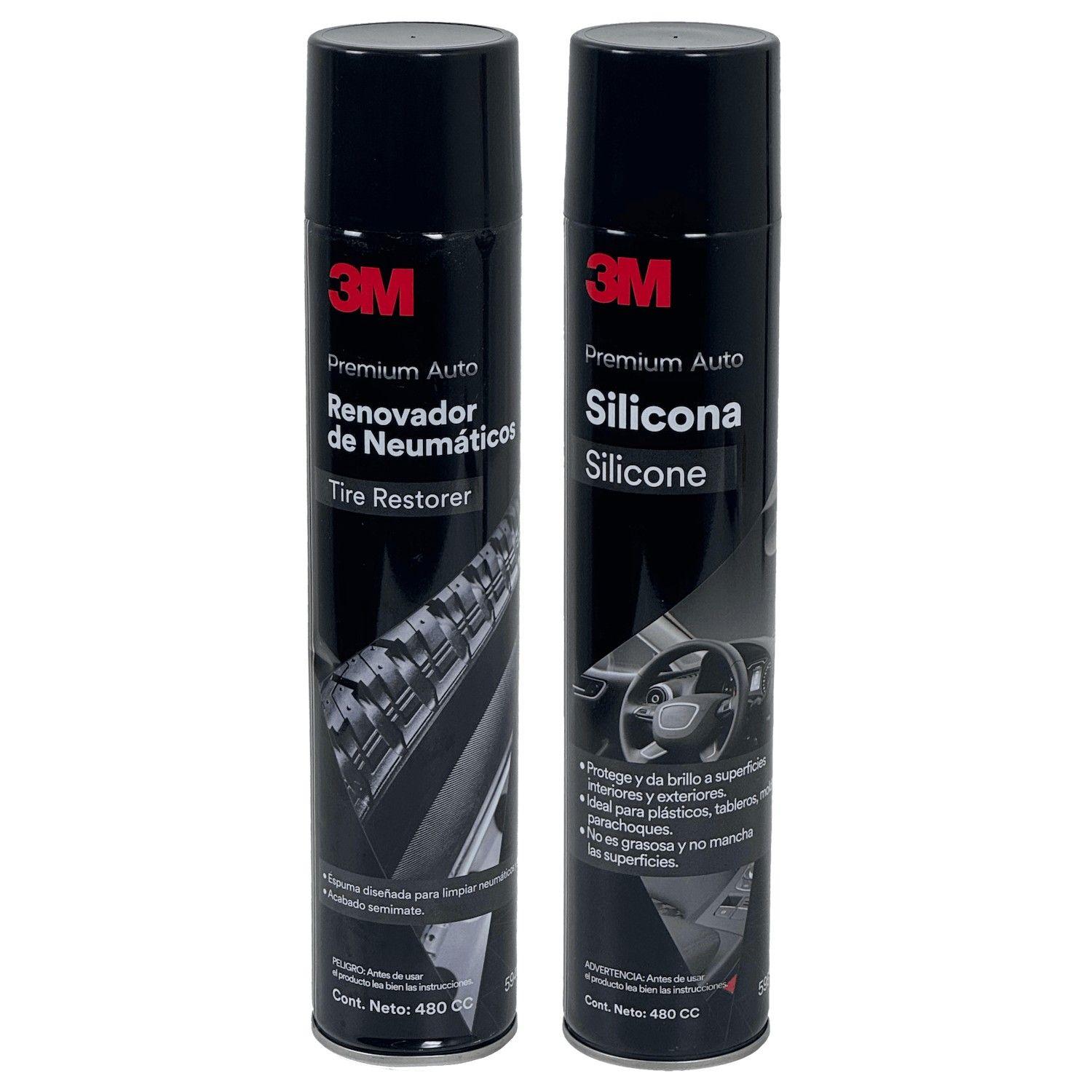 Kit de limpieza 3M spray 480 ml para neumáticos-0