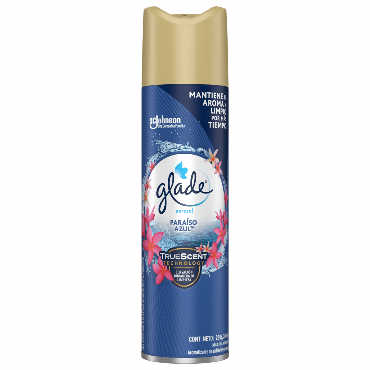 Desodorante ambiental Glade aerosol Paraíso Azul 360 ml-1