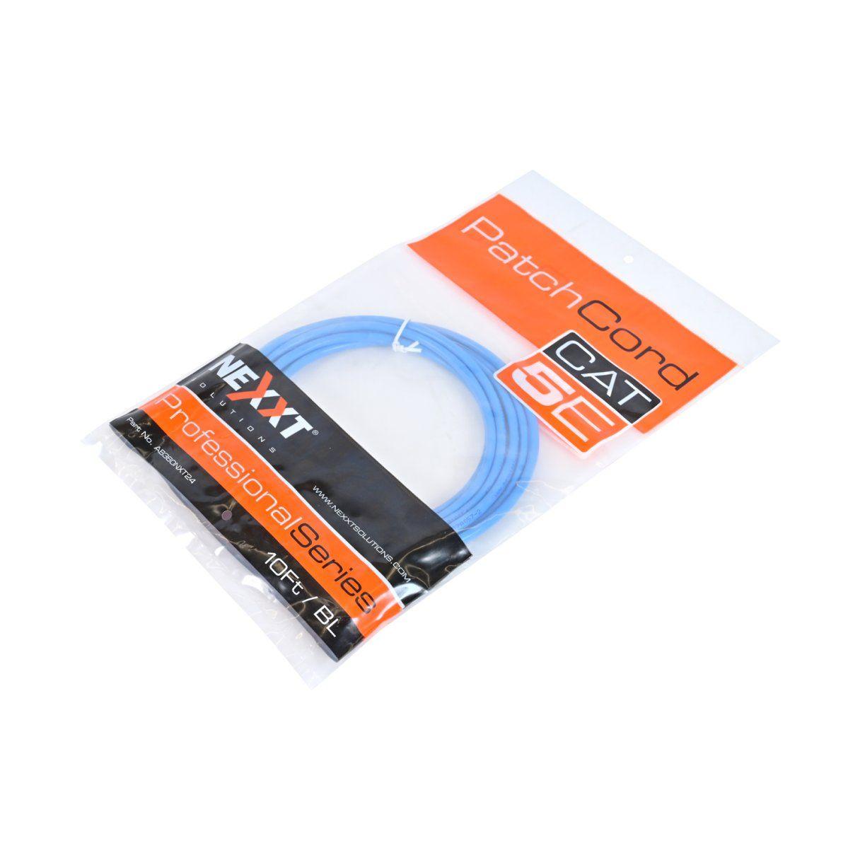 Cable de red Nexxt Solutions Cat 5E UTP 3 m azul-0