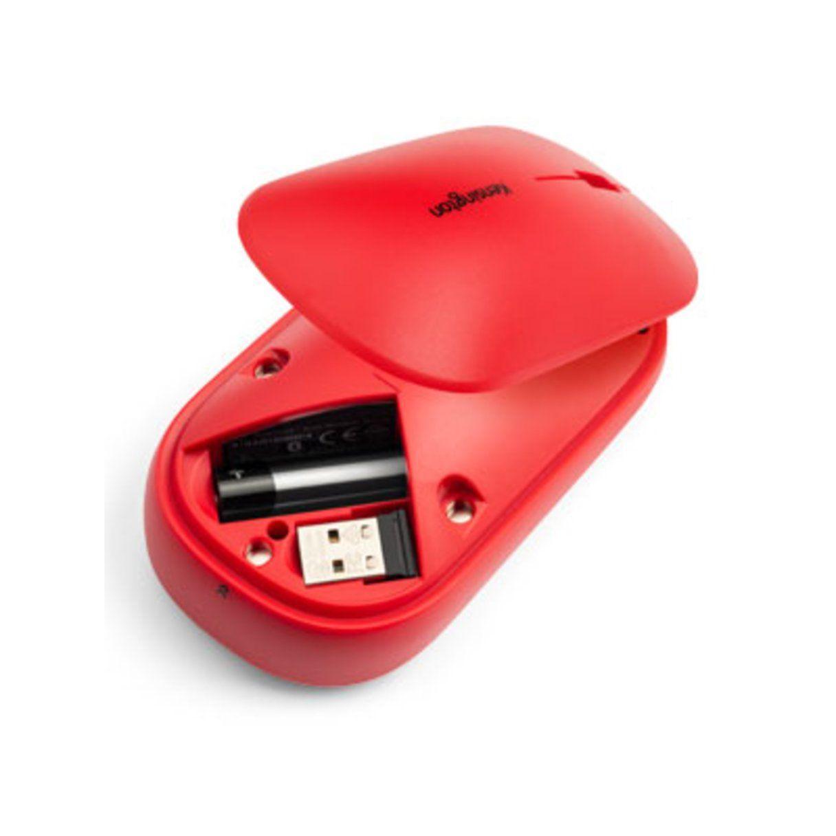 Mouse inalámbrico Kensington Suretrack 2.0 rojo con conexión dual-4