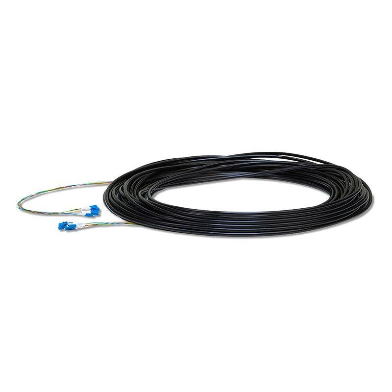 Cable de fibra óptica Ubiquiti LC-LC 6 fibras 300 ft para exteriores-1