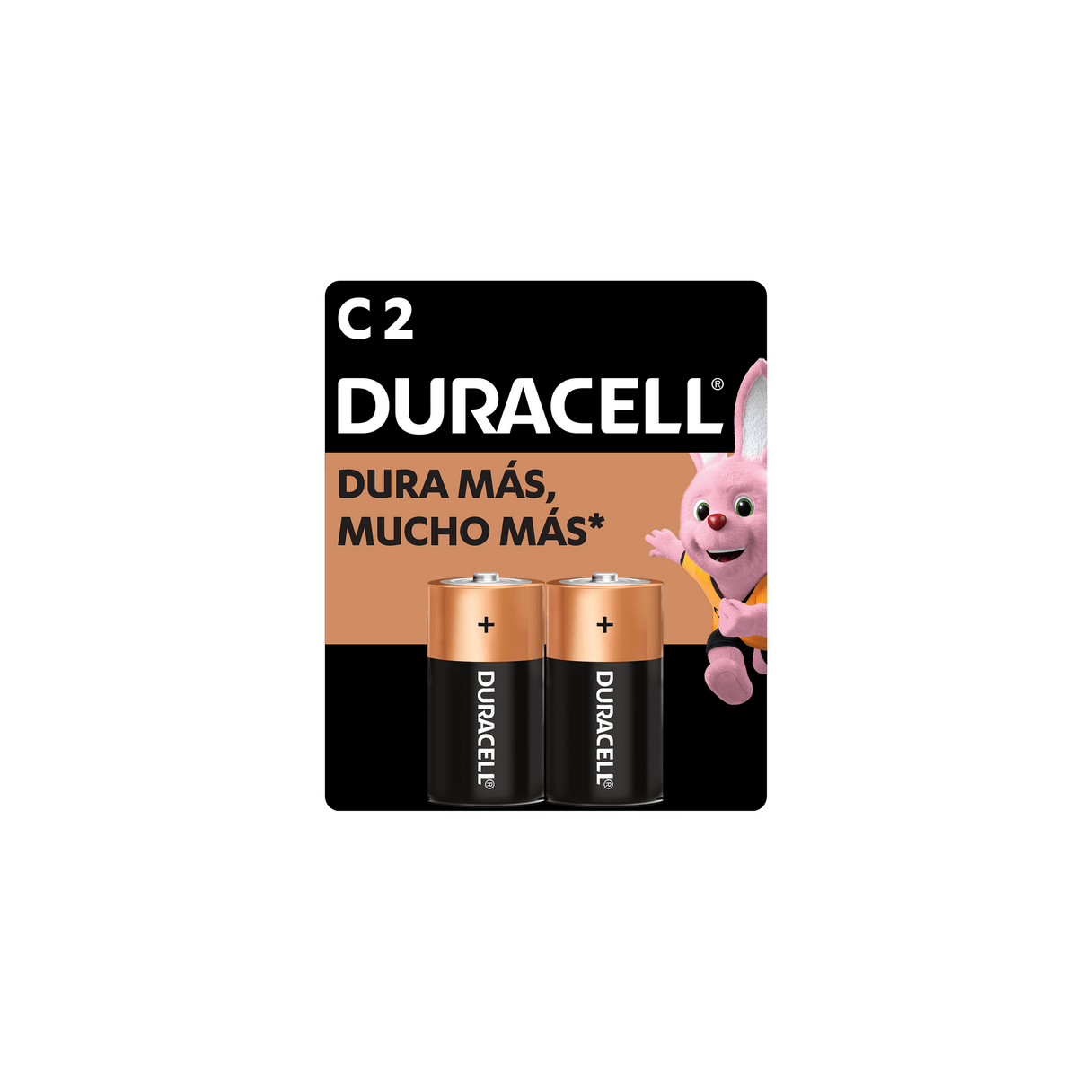 Pila alcalina Duracell C 2 unidades-1